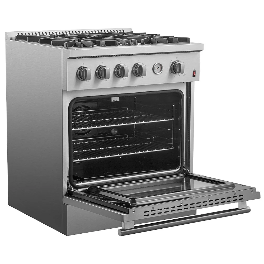 Forno Premium Stainless Steel Kitchen Package with French Door Refrigerator and Gas Range - FBDL-021-02CAUS - Image 3