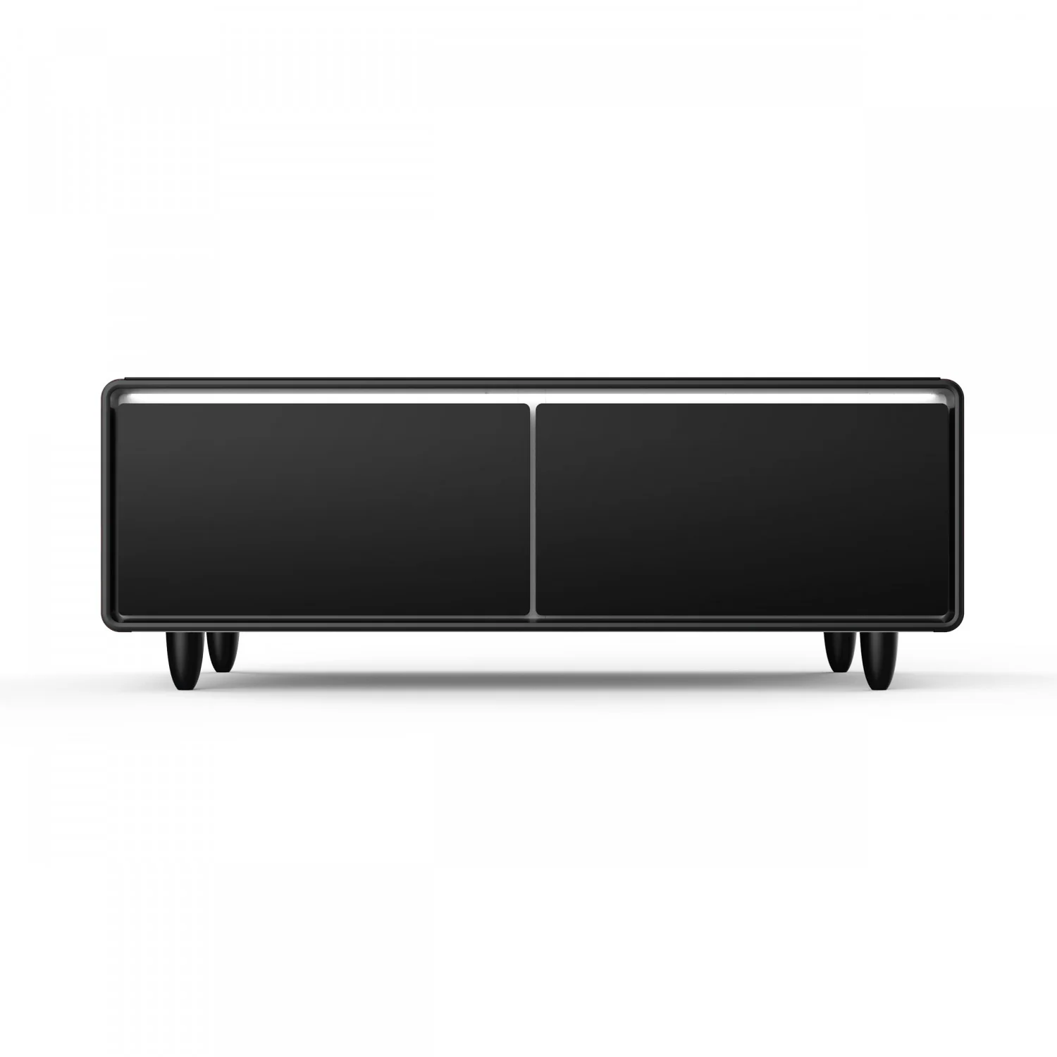 Forno Tavolo Smart Coffee Table With Dual Refrigerator Drawers - Wood - FCTFR7006-51WD