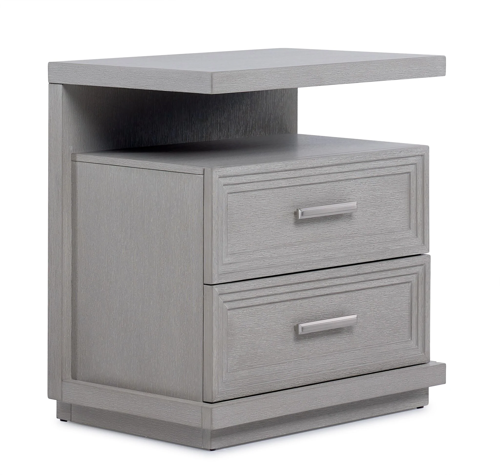 Fresh Perspective Cascade 6-Piece Queen Storage Bench Bedroom Package - Dovetail Grey - Image 7