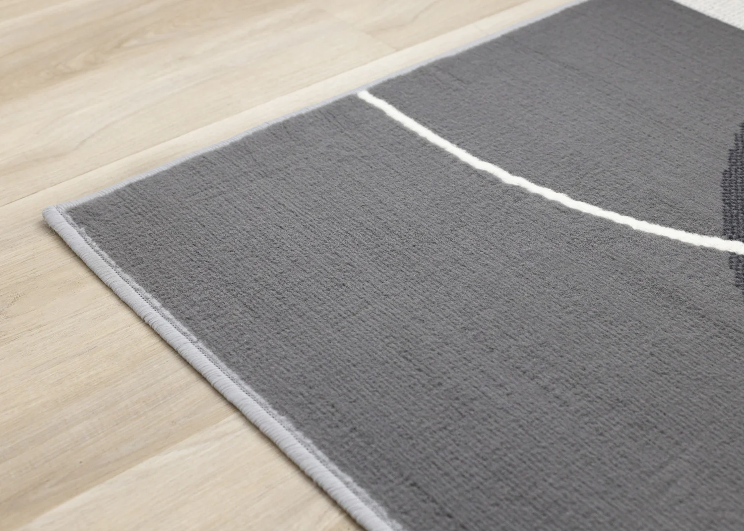 Functional Contemporary Area Rug - 7' X 10' - Grey - Image 12