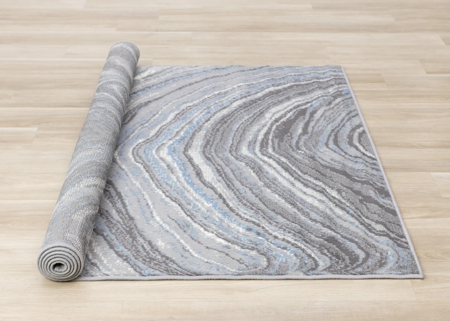 Functional Modern Area Rug - 5' X 8' - Blue/Grey - Image 8