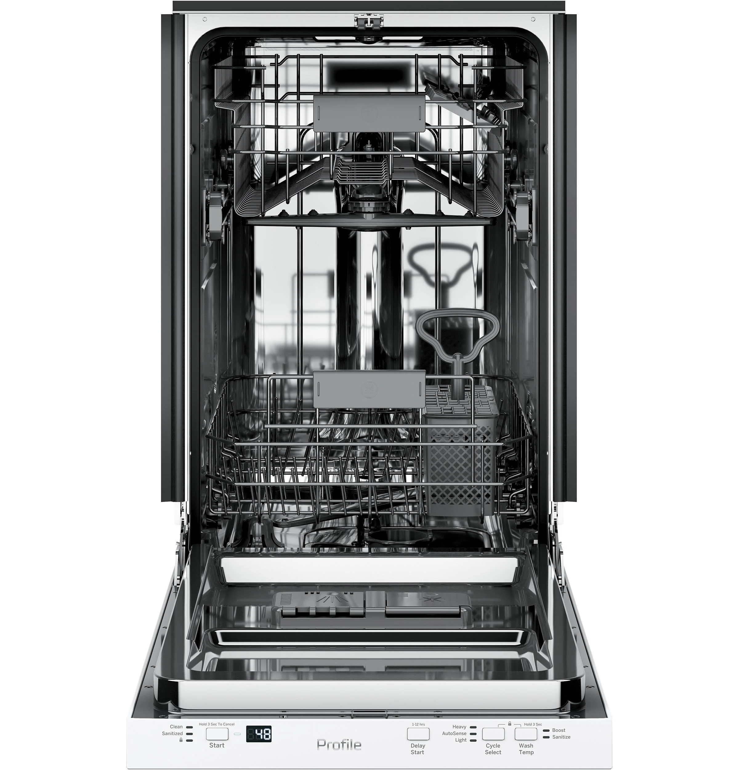 GE Profile Series Stainless Steel 18" Dishwasher- PDT145SSLSS - Image 3