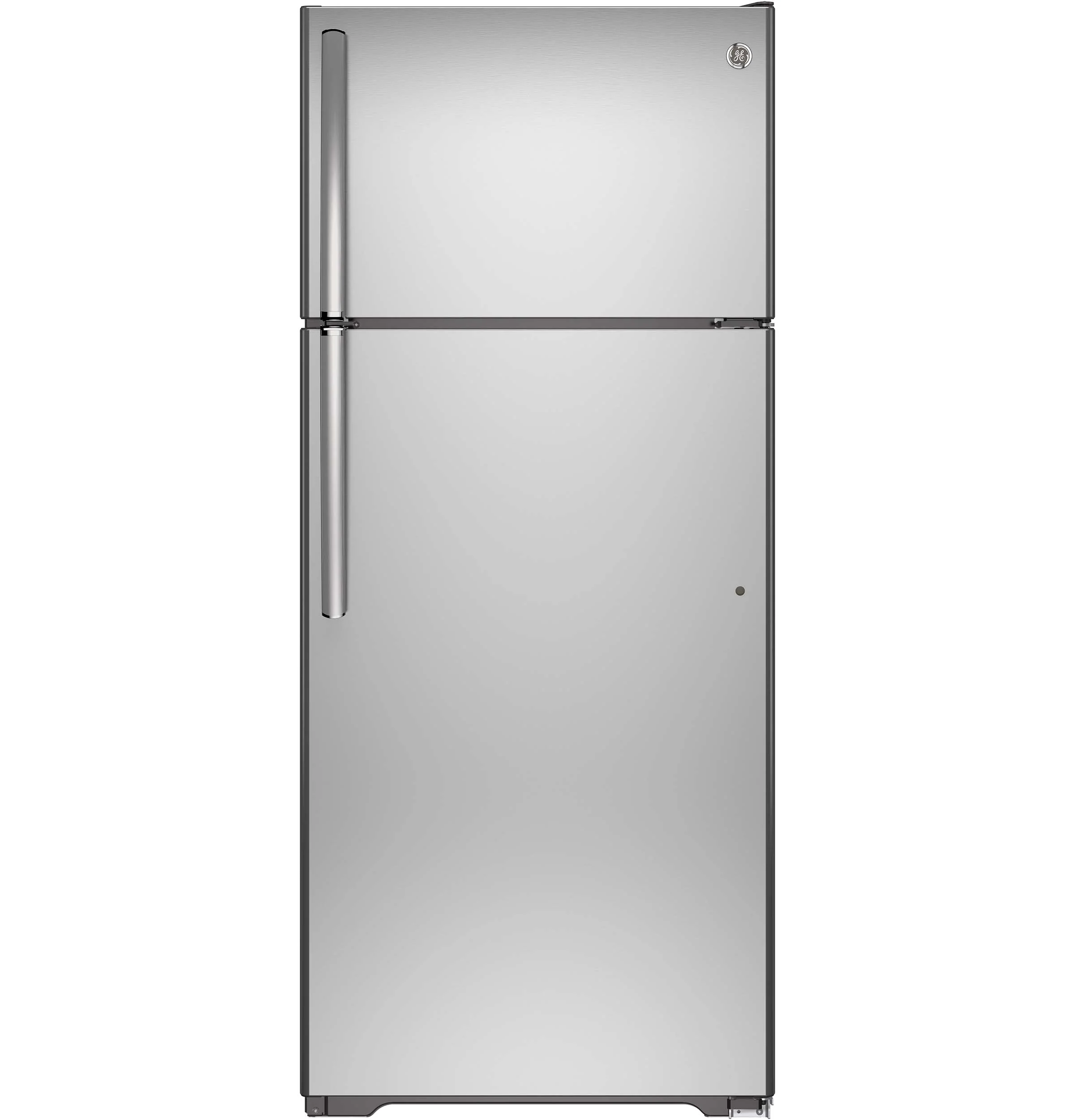 GE 29.75" 18 Cu. Ft. Stainless Steel Top-Freezer Refrigerator - GTS18FSLKSS
