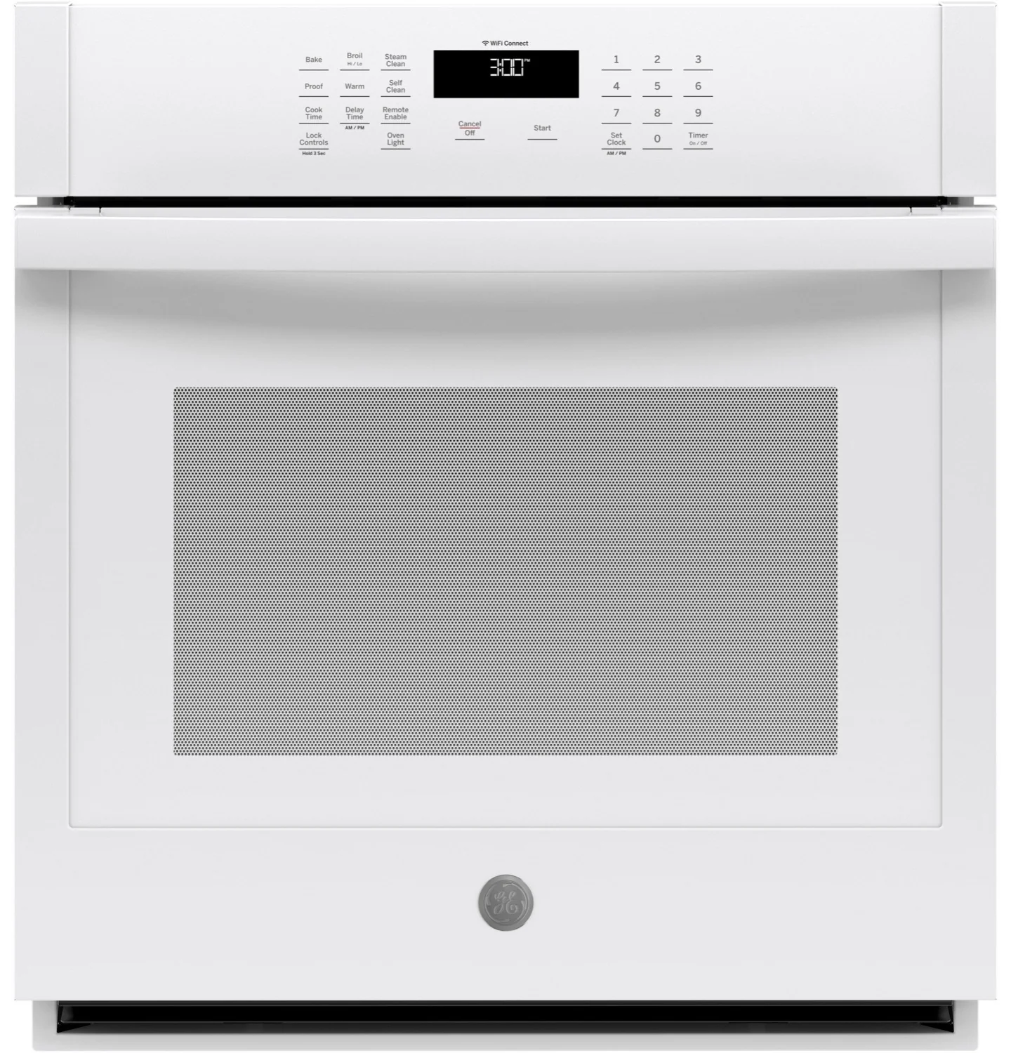 GE White Single Wall Oven (4.3 Cu.Ft.) - JKS3000DNWW