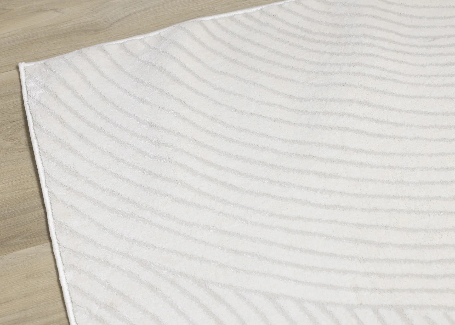 Hillary Modern Swirls Area Rug - 5' X 8' - Cream - Image 12