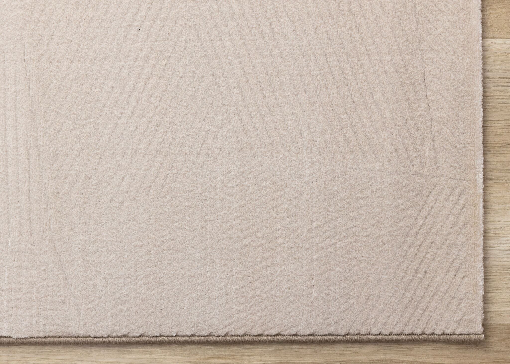 Himalaya 5'3" x 7'7" Striped Geometic Shape Area Rug - Taupe - Image 4