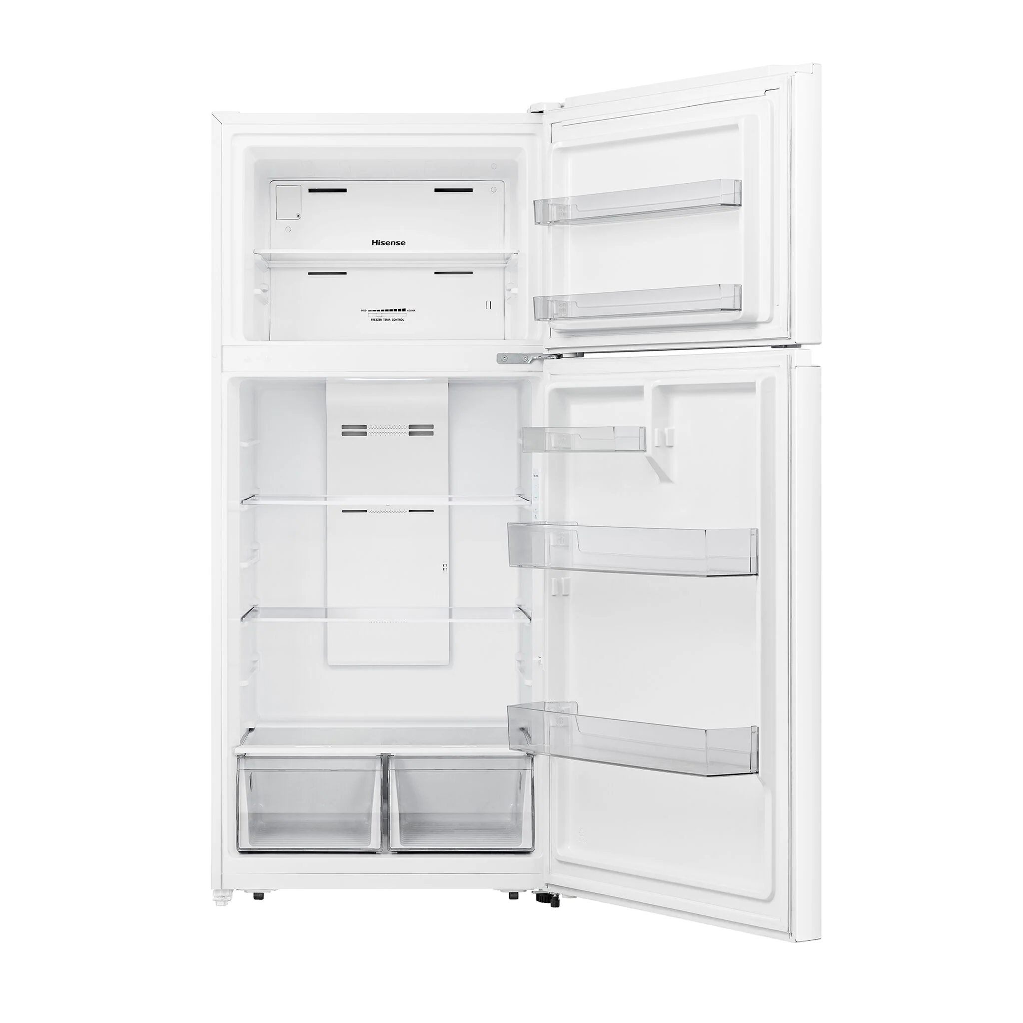 Hisense 30" 18 cu.ft. White Top Mount Refrigerator - RT18A2FWD - Image 3