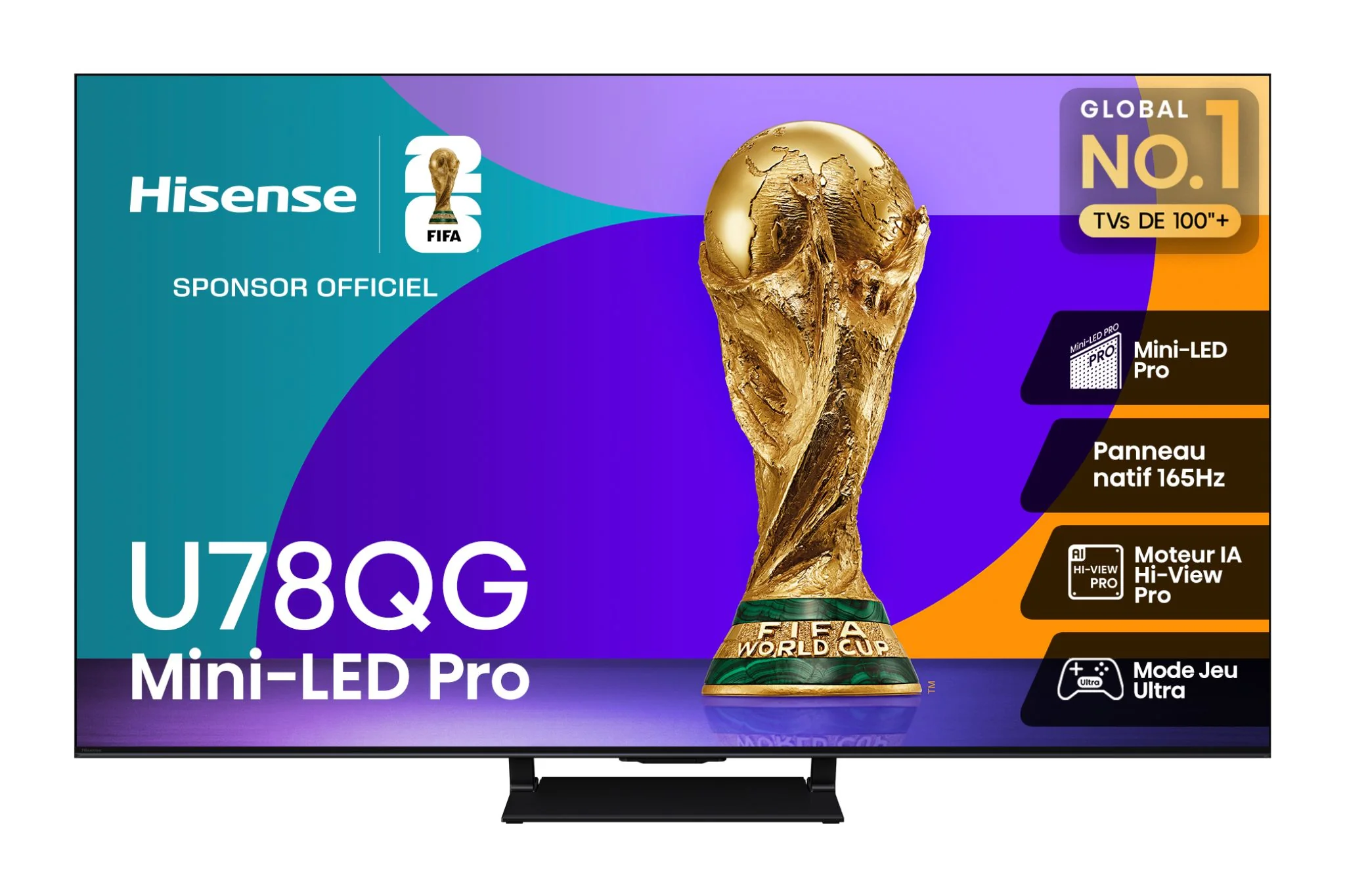 Hisense 65" 4K Smart Mini-LED Pro QLED 165Hz TV - 65U78QG - Image 4