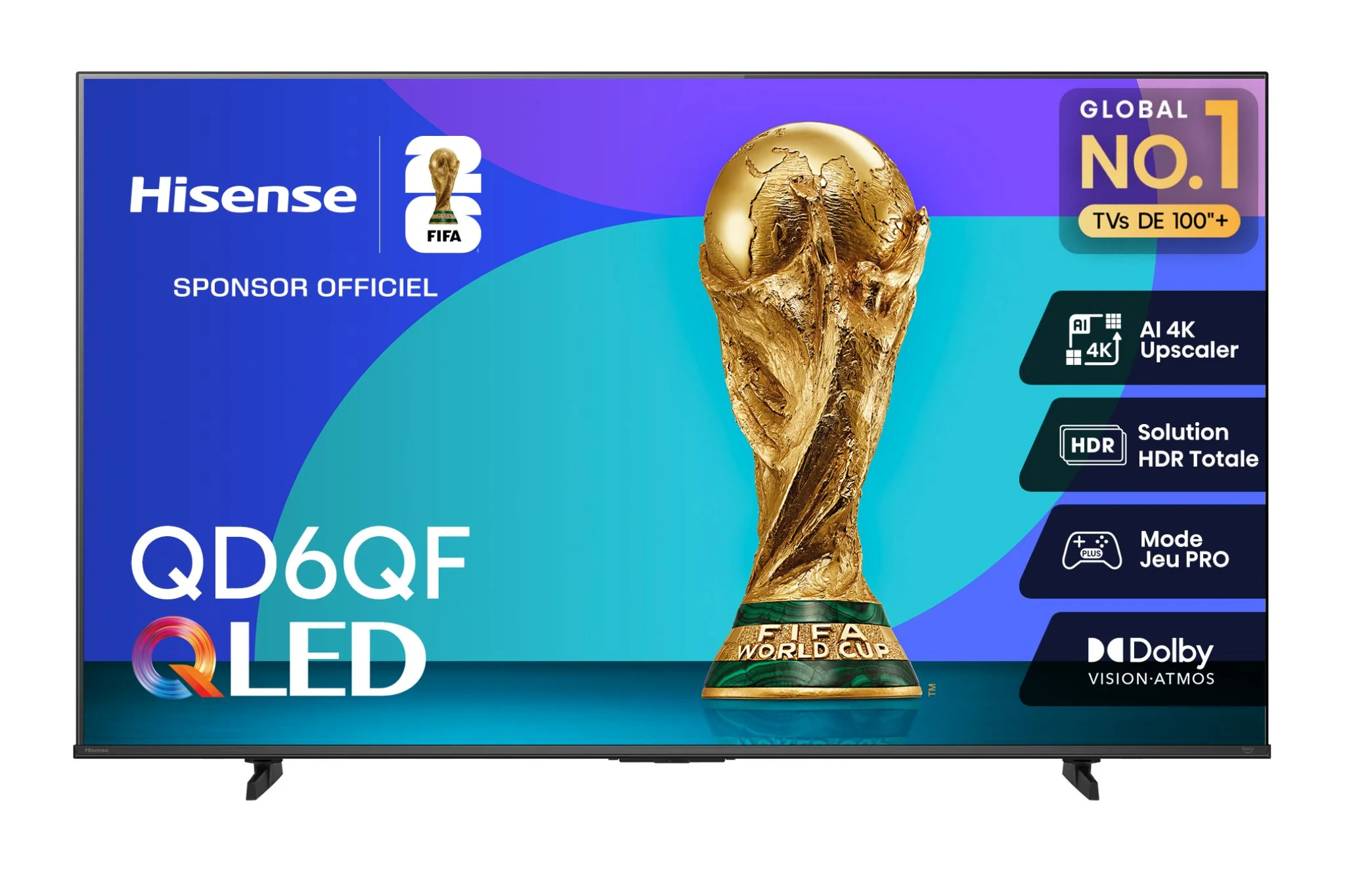 Hisense 75" 4K Smart QLED TV - 75QD6QF - Image 3