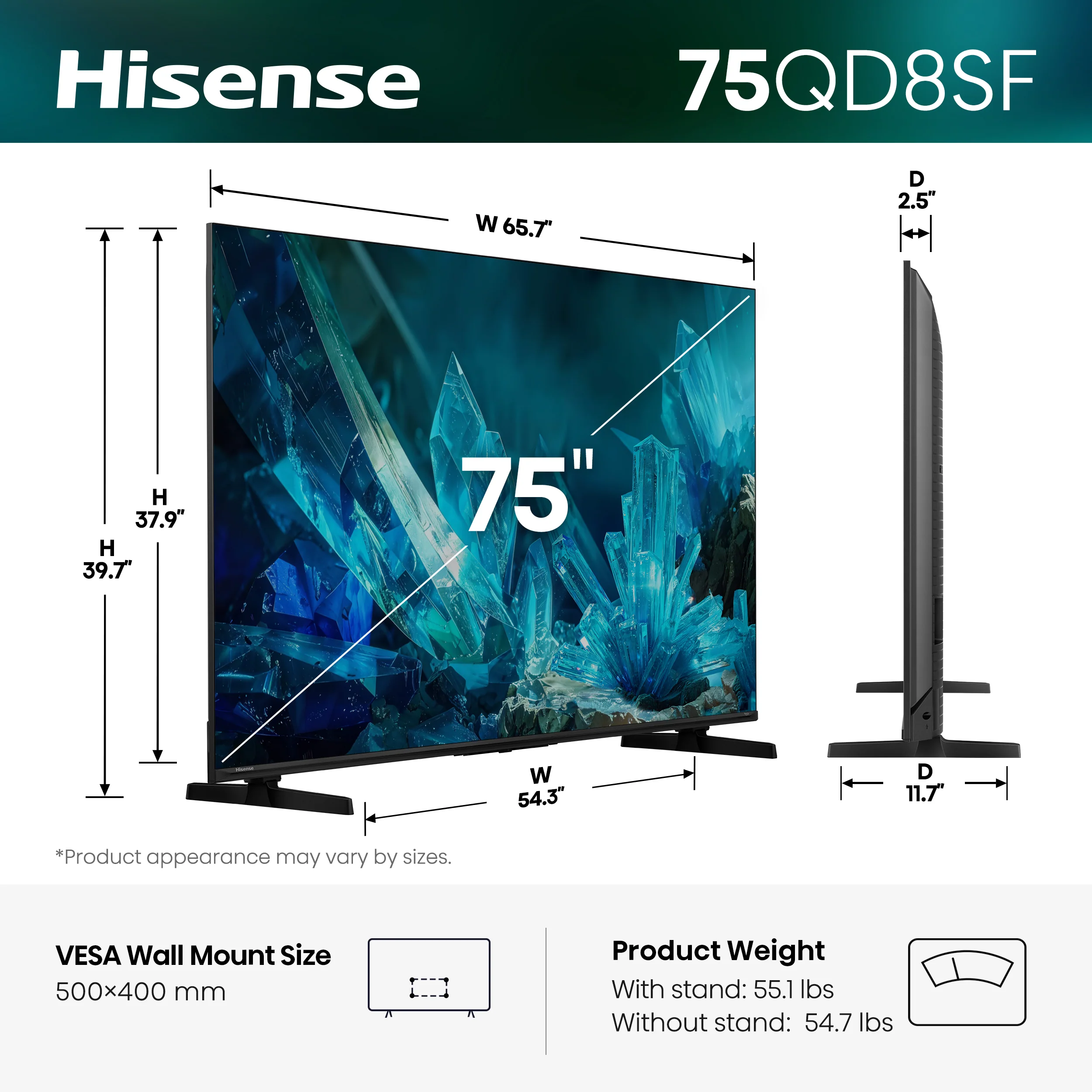 Hisense 75" QLED Mini-LED AI TV 144Hz - Fire TV - 75QD8SF - Image 8