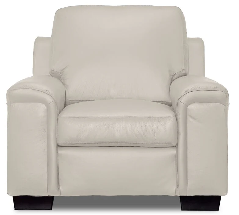 Icon Leather Chair - Cloud Grey - Image 2