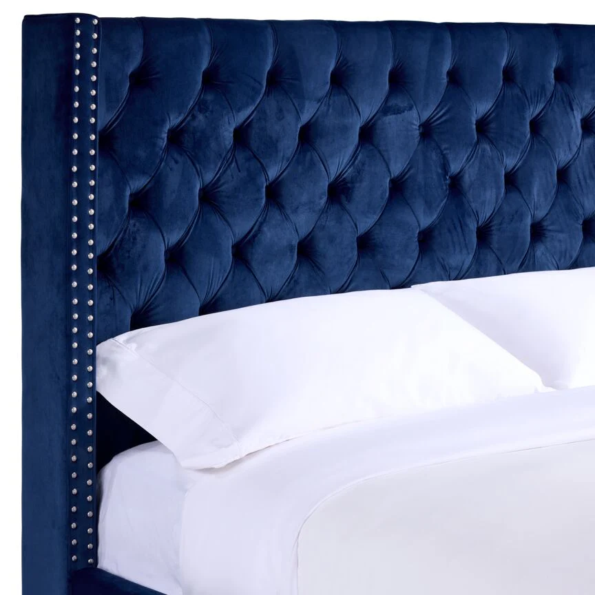 Jaden 3-Piece King Bed - Navy - Image 4