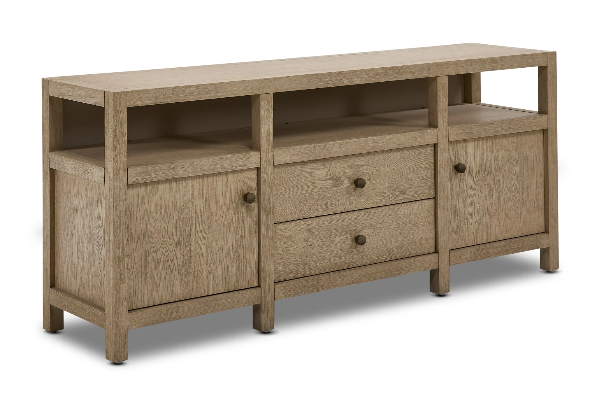 Joliette 3-Piece Entertainment Wall Unit - Light Tan - Image 3