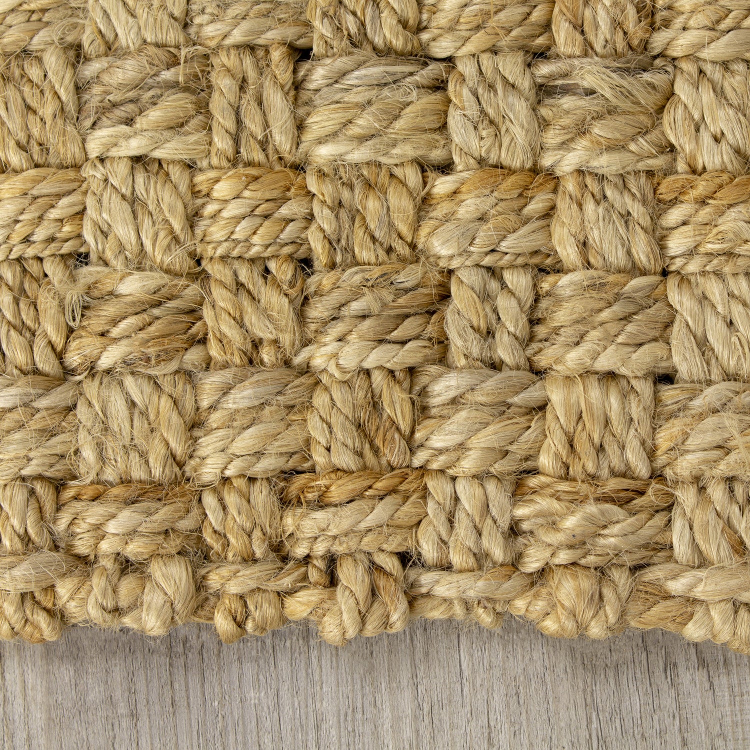 Jute Basketweave Area Rug - 5' X 8' - Beige - Image 8