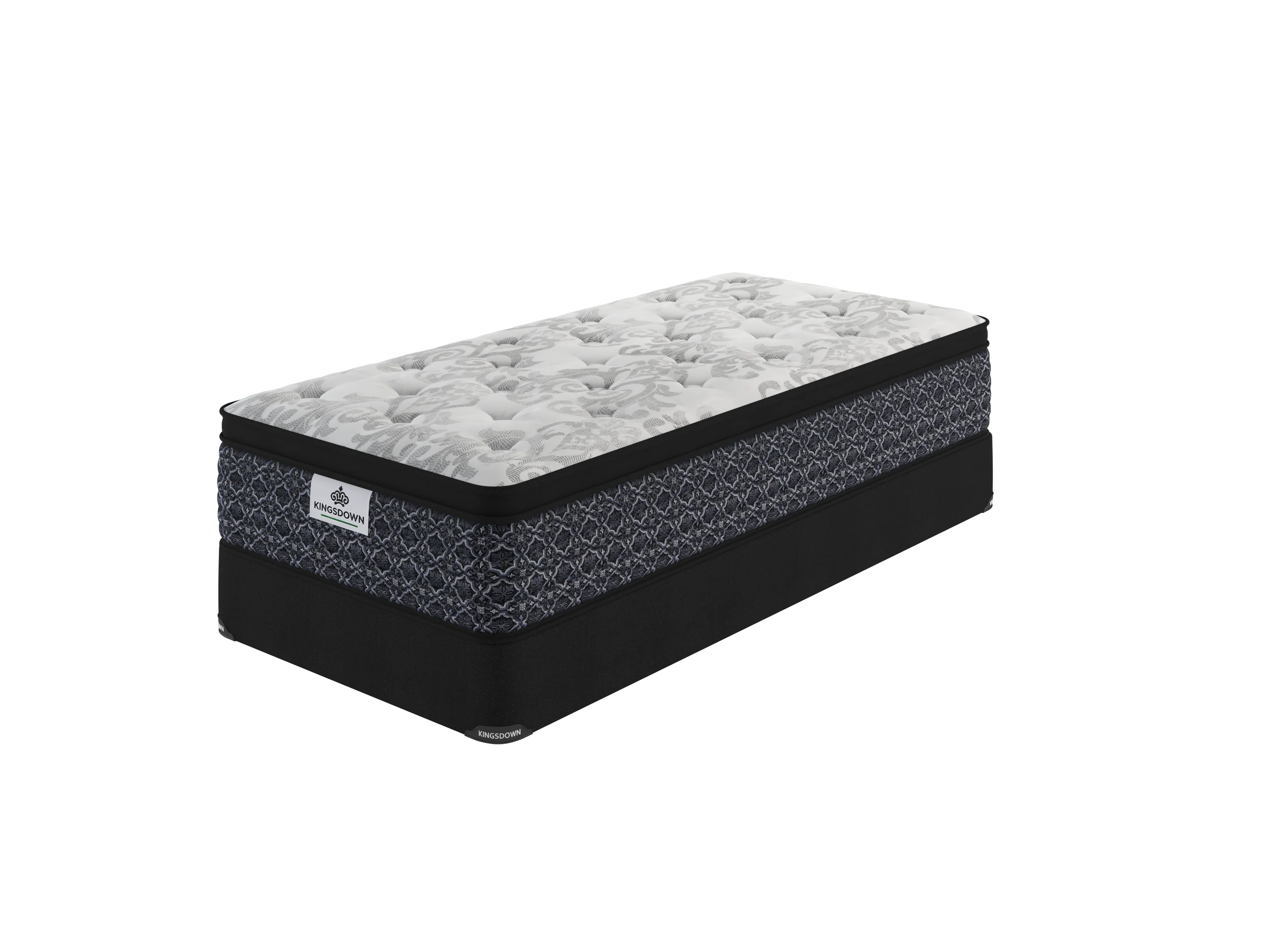 Kingsdown Percy Medium Euro Top Twin XL Mattress and Boxspring Set