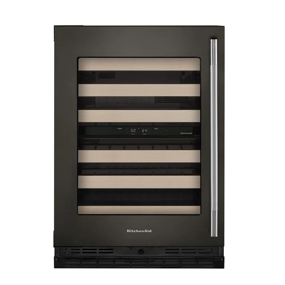 KitchenAid 24" 5.0 Cu. Ft. Black Ore Undercounter Refrigerator - KUWL524SBE