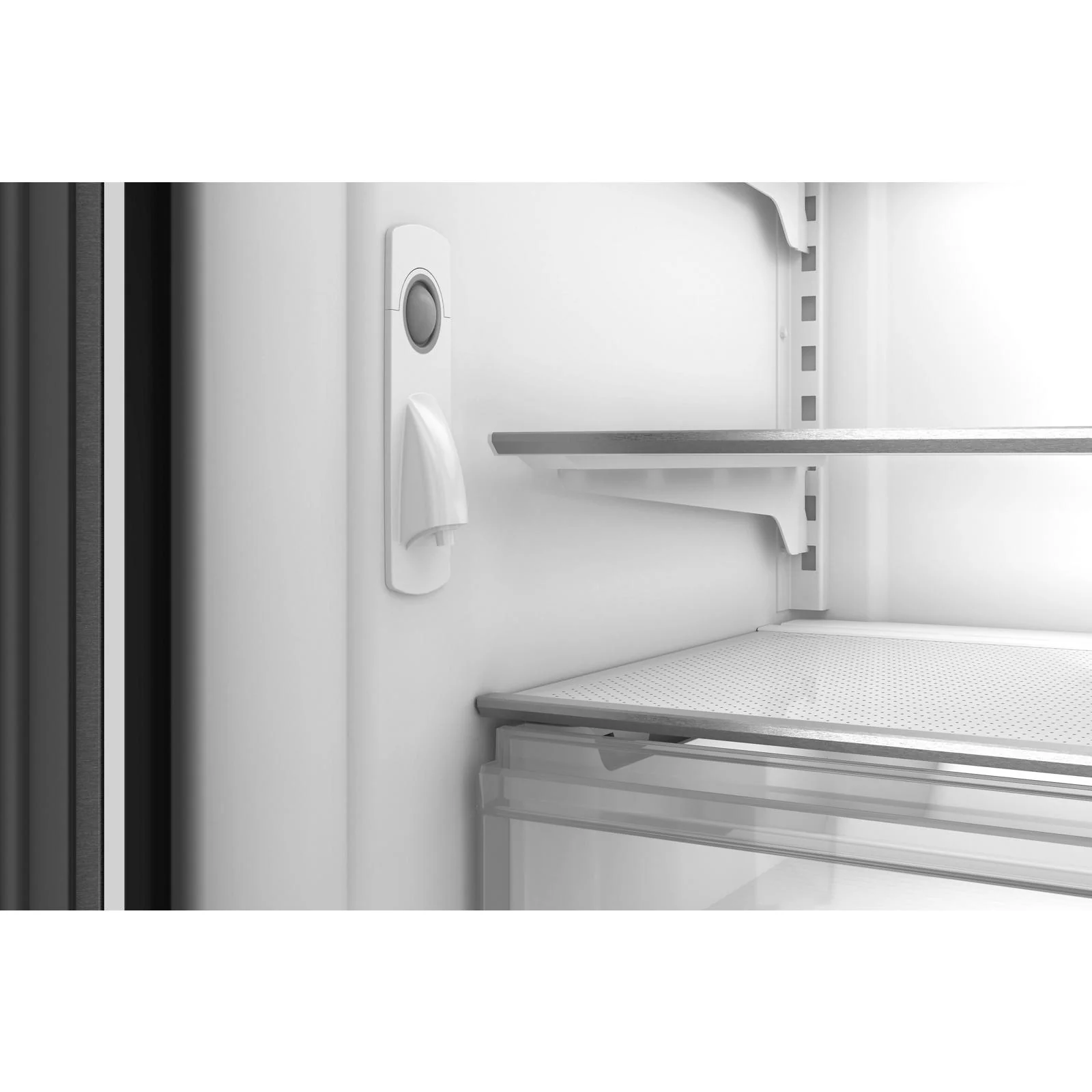 KitchenAid 36" 20.0 Cu. Ft. PrintShield Stainless Steel Counter-Depth French Door Refrigerator - KRFC136SPS - Image 7