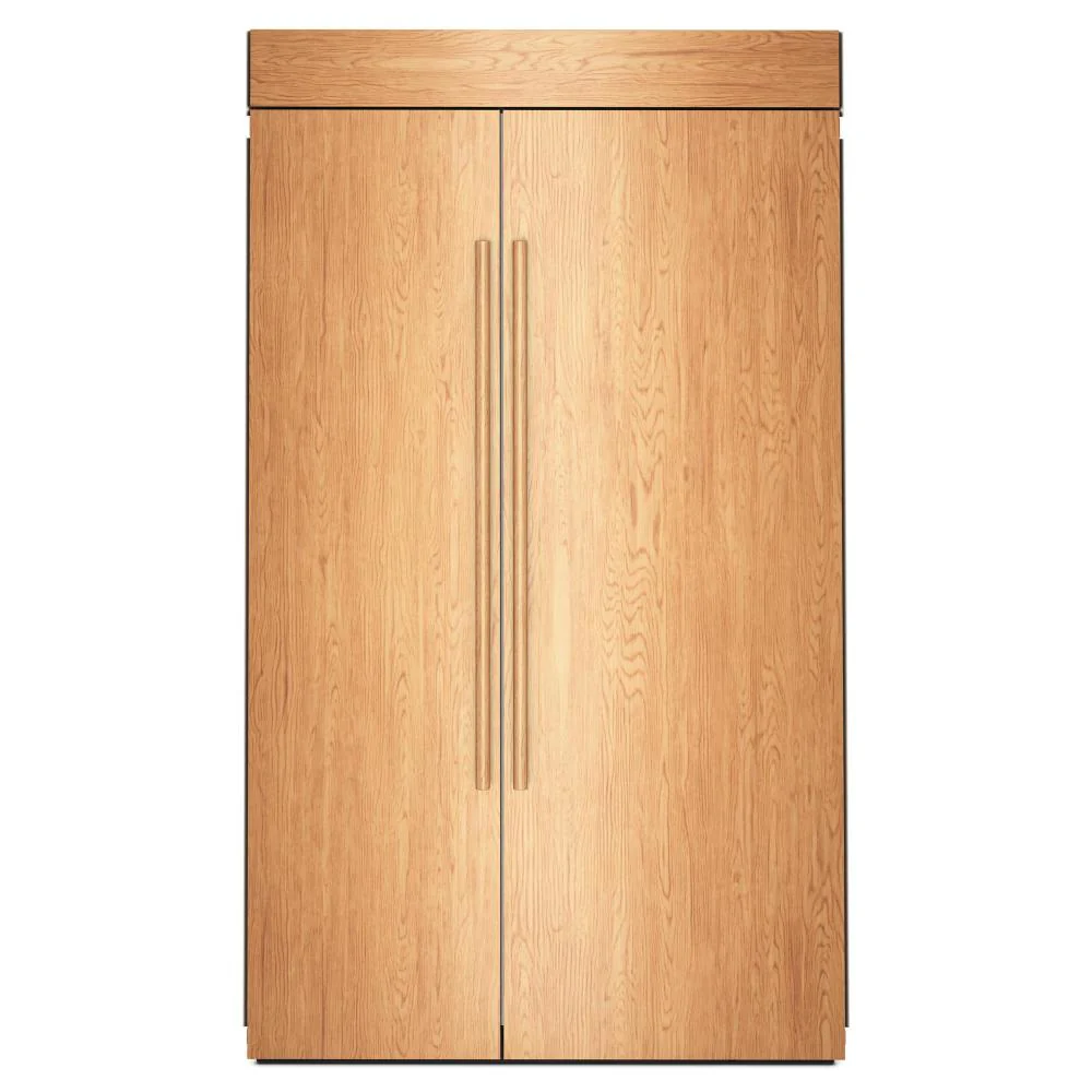 KitchenAid 48" 30.0 Cu. Ft. Panel-Ready Built-In Side-by-Side Refrigerator with Platinum Interior – KBSN748TPA
