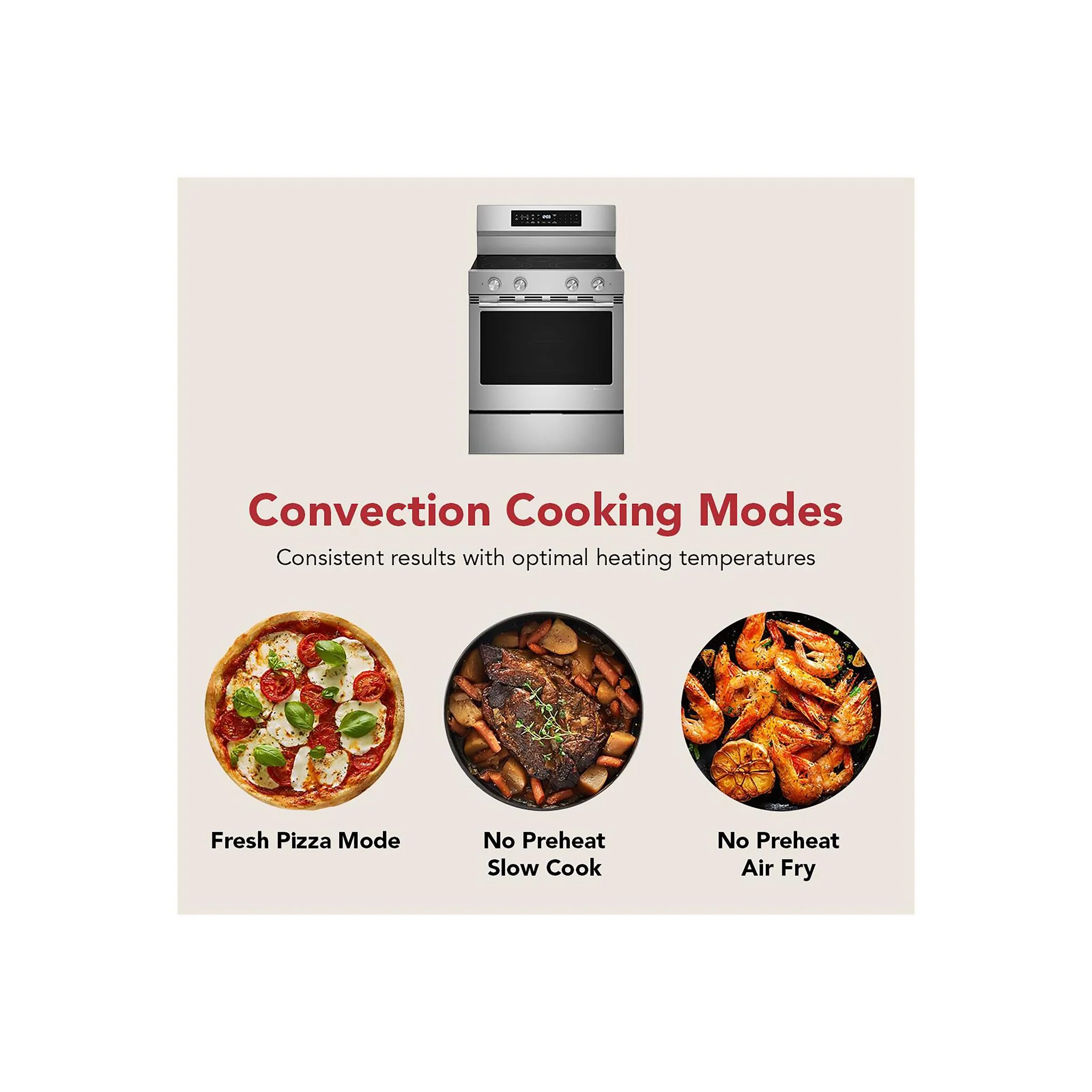 KitchenAid Fingerprint Resistant Stainless Steel Freestanding Gas Convection Range (5 cu.ft) - KFGS530SPS - Image 5