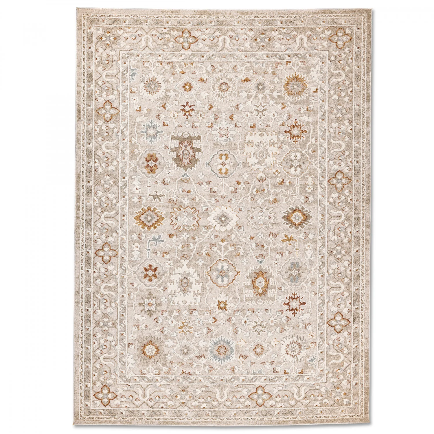 Kopfkino Bordered Rug - 6' x 9' - Multi-Colour