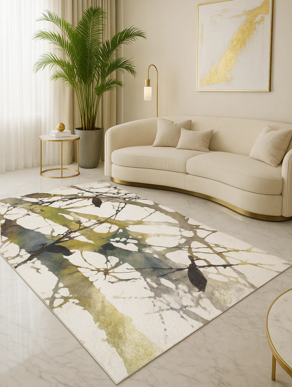 L2 Decor Diamond Area Rug 5' x 8' - Birds of a Feather - Image 2