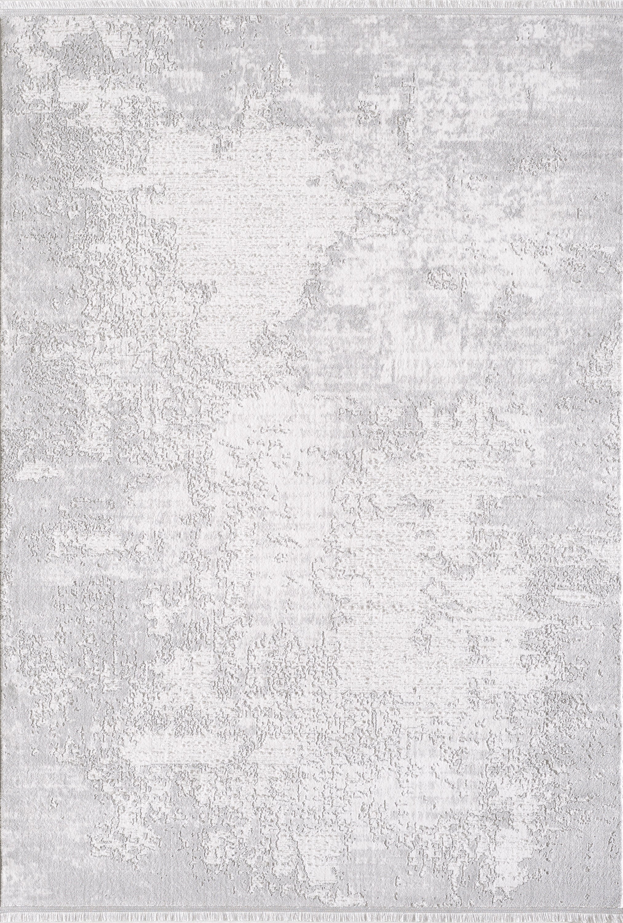L2 Decor Lazer Area Rug 5' x 8' with Underpad - Light, Grey