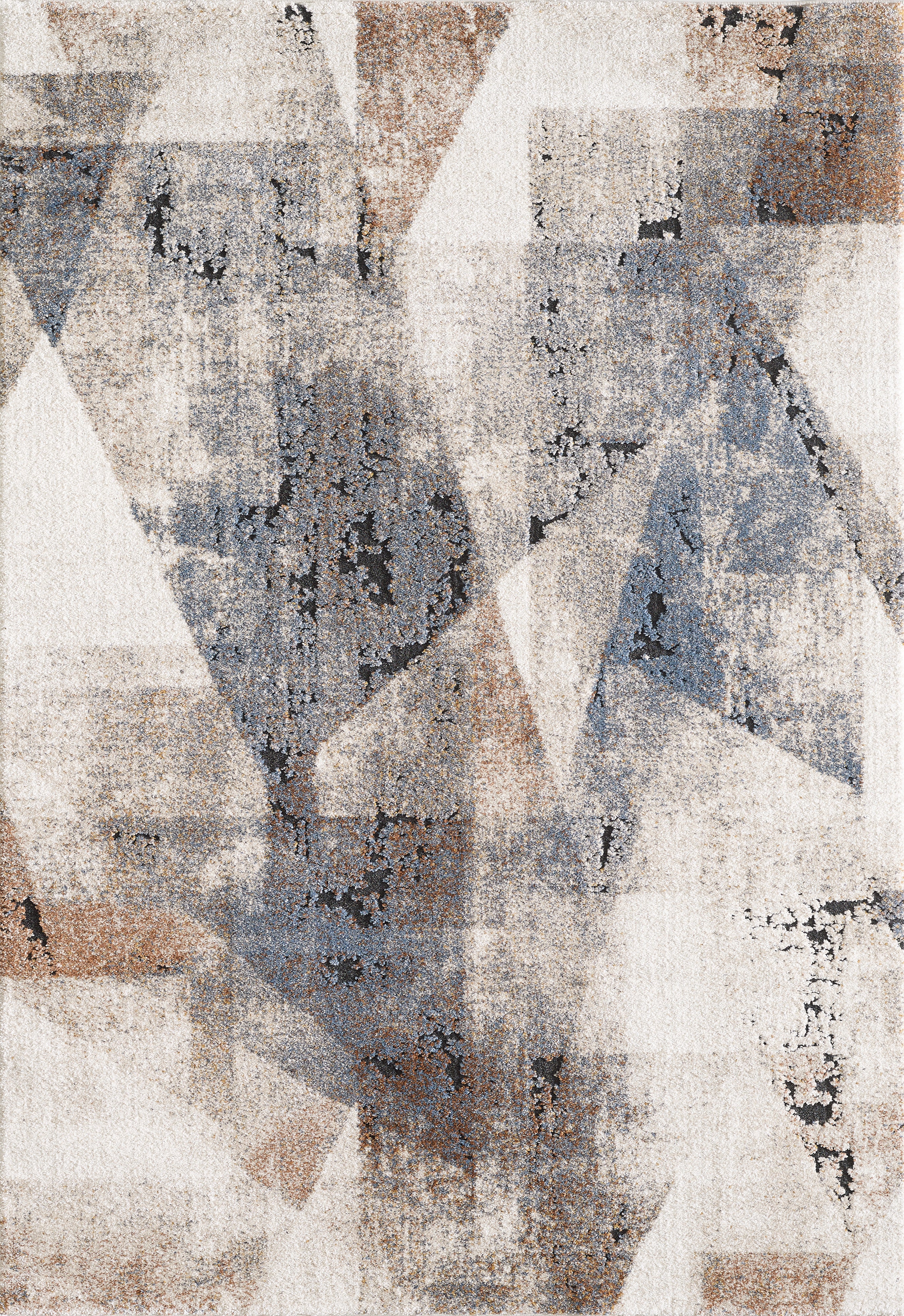 L2 Decor Panorama Area Rug 5' x 8' - Blue, Cream
