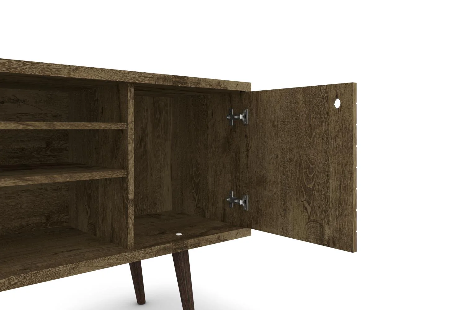 Lekedi 53" TV Stand - Rustic Brown - Image 3