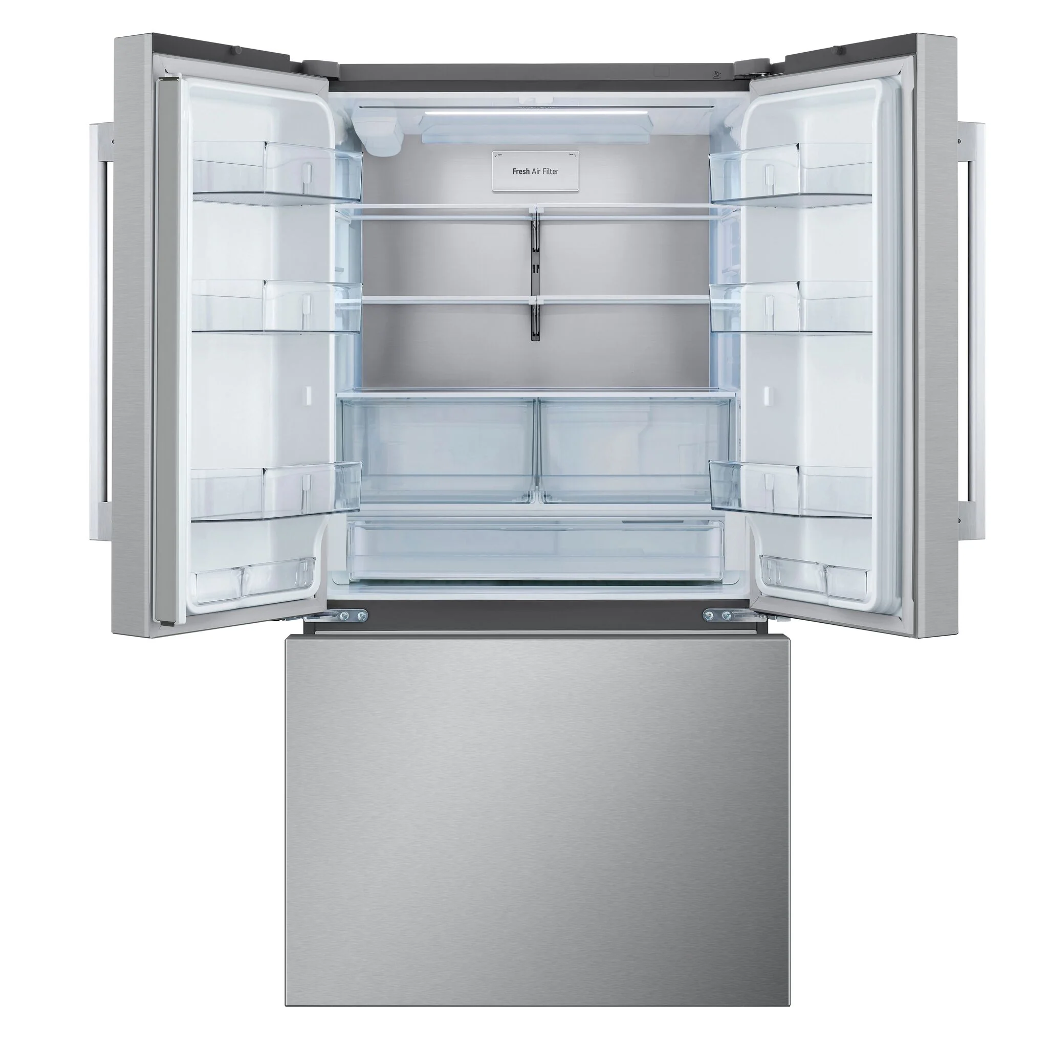 LG 36" 31.7 Cu. Ft. Smudge-Resistant Stainless Steel Smart French Door Refrigerator with Internal Water Dispenser and Ice Maker - LF32BSH42S - Image 3