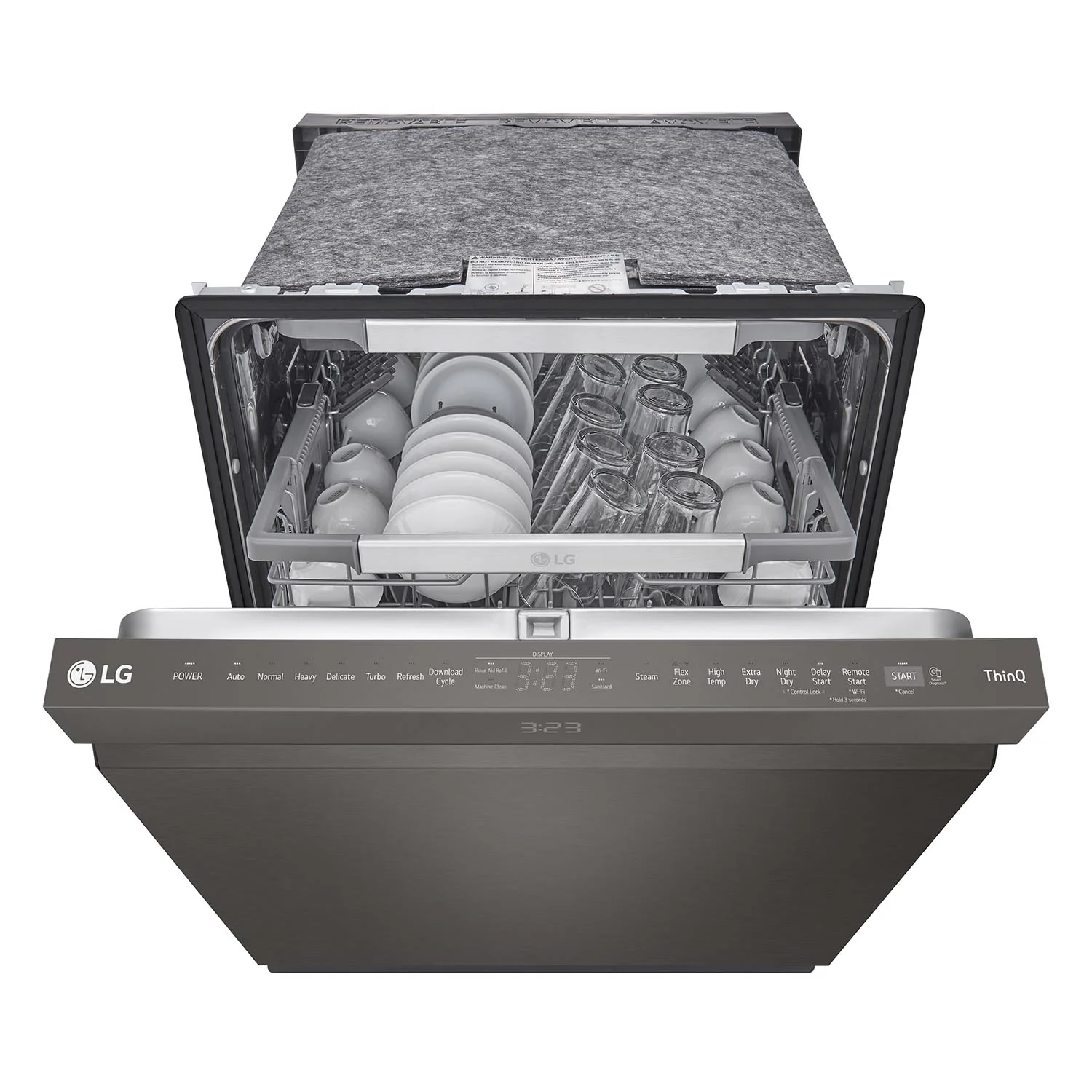 LG Black Stainless Steel Smart Dishwasher with QuadWash™ Pro, TrueSteam® and Dynamic Dry™- LDPS6762D - Image 5