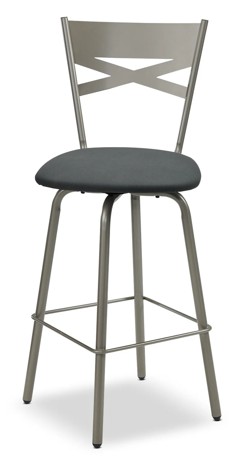 Lotus Swivel Barstool - Bronze - Image 2