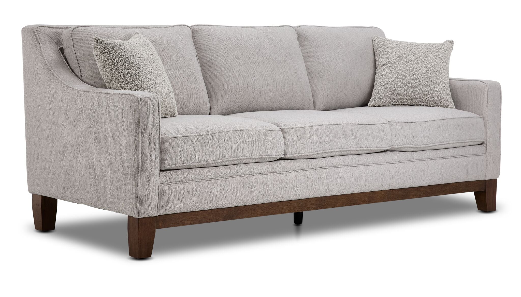 Lucerne Sofa, Loveseat and Chair Set - Grey - Image 2