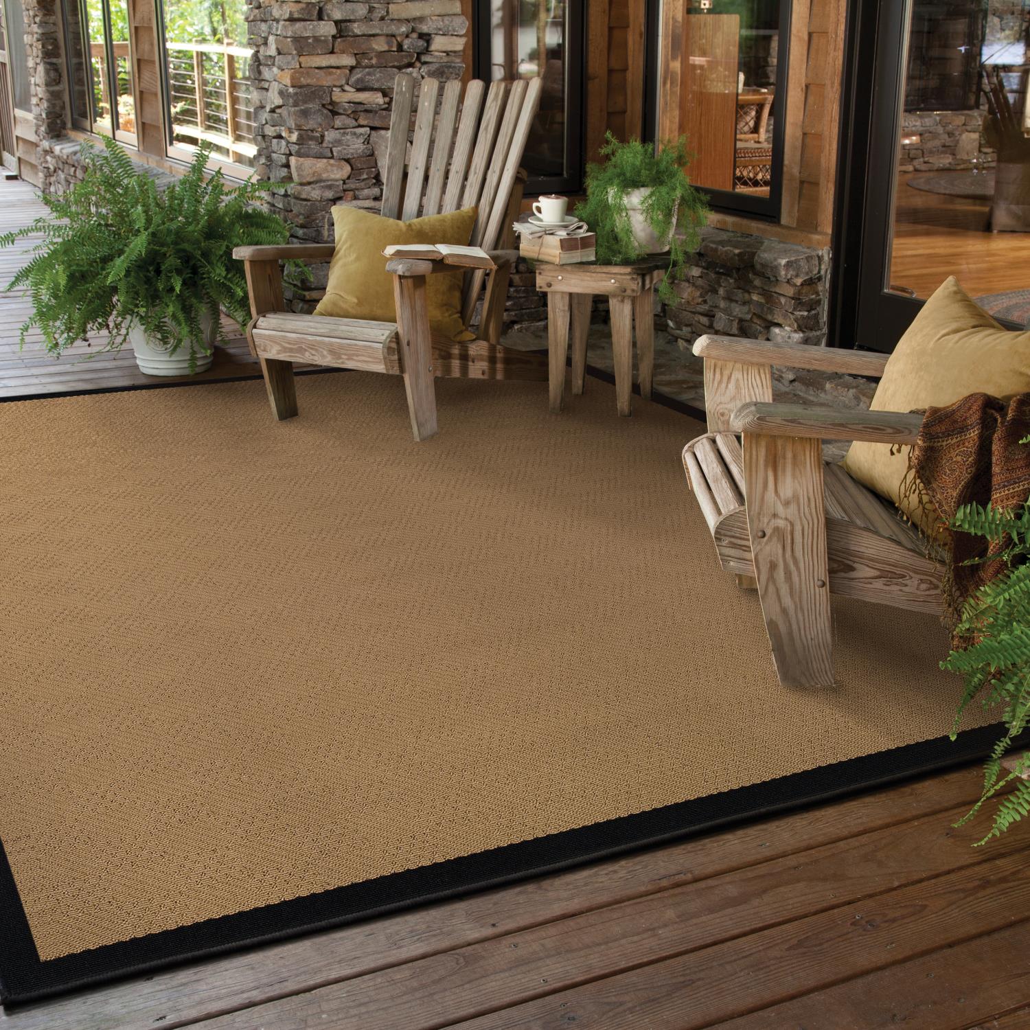 Lytton W525X5L Border Indoor/Outdoor Area Rug (7'3"X10'6") - Image 2