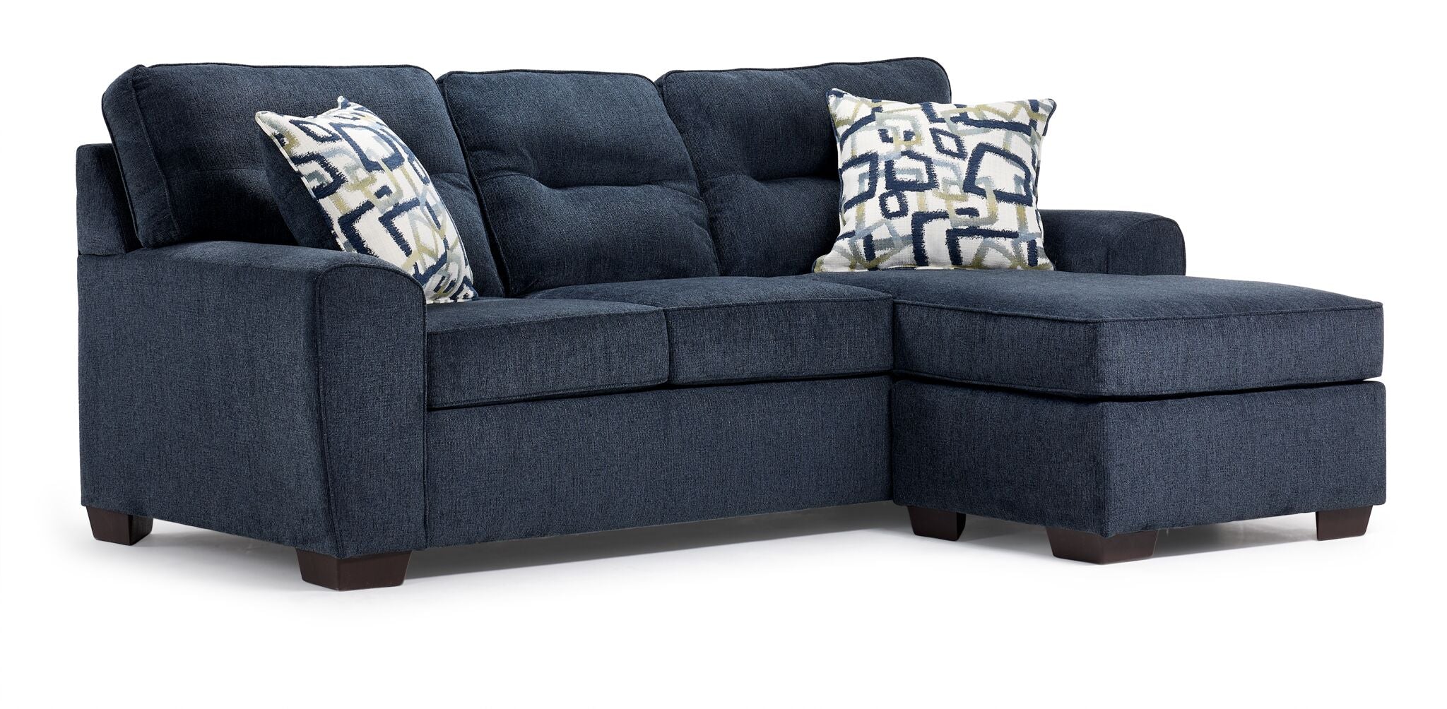 Mackay Reversible Chaise Sofa - Blue