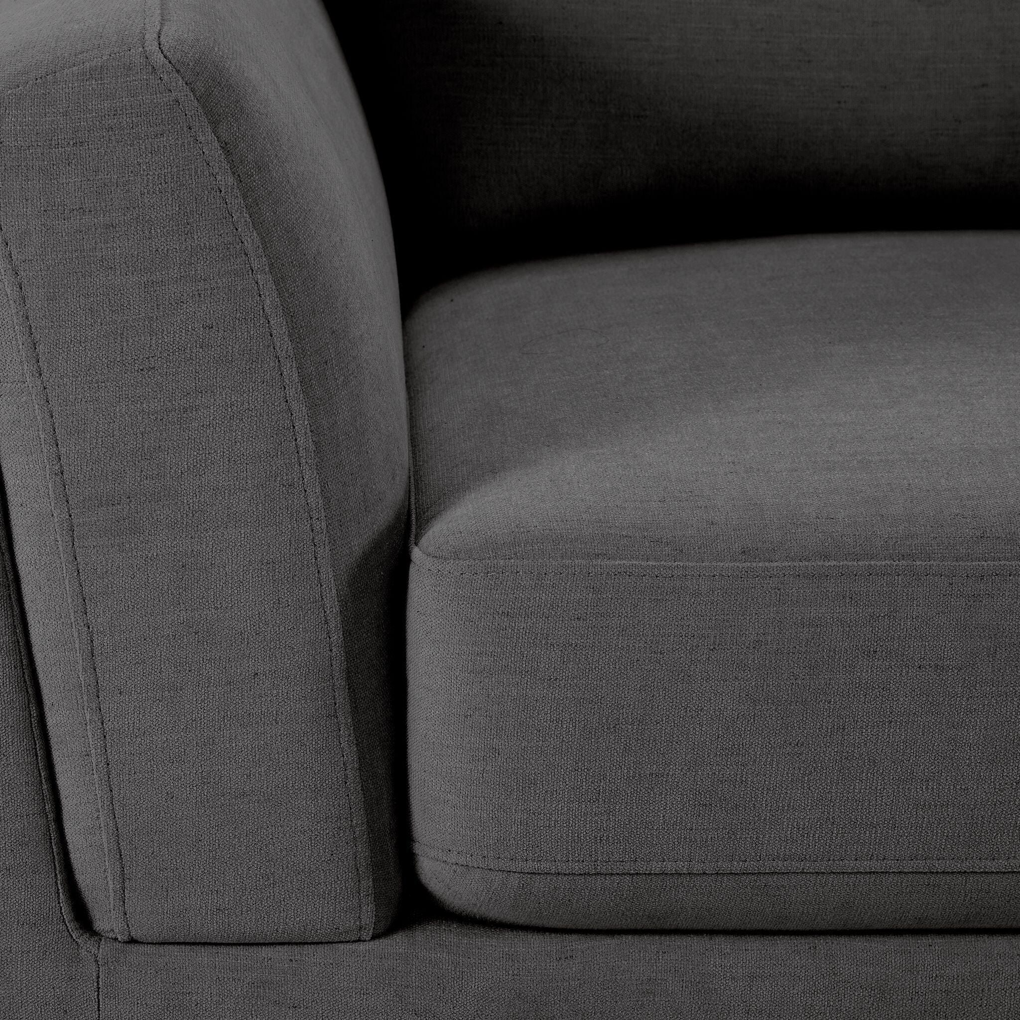 Madrid Sofa, Loveseat and Chair Set - Grey - Image 5
