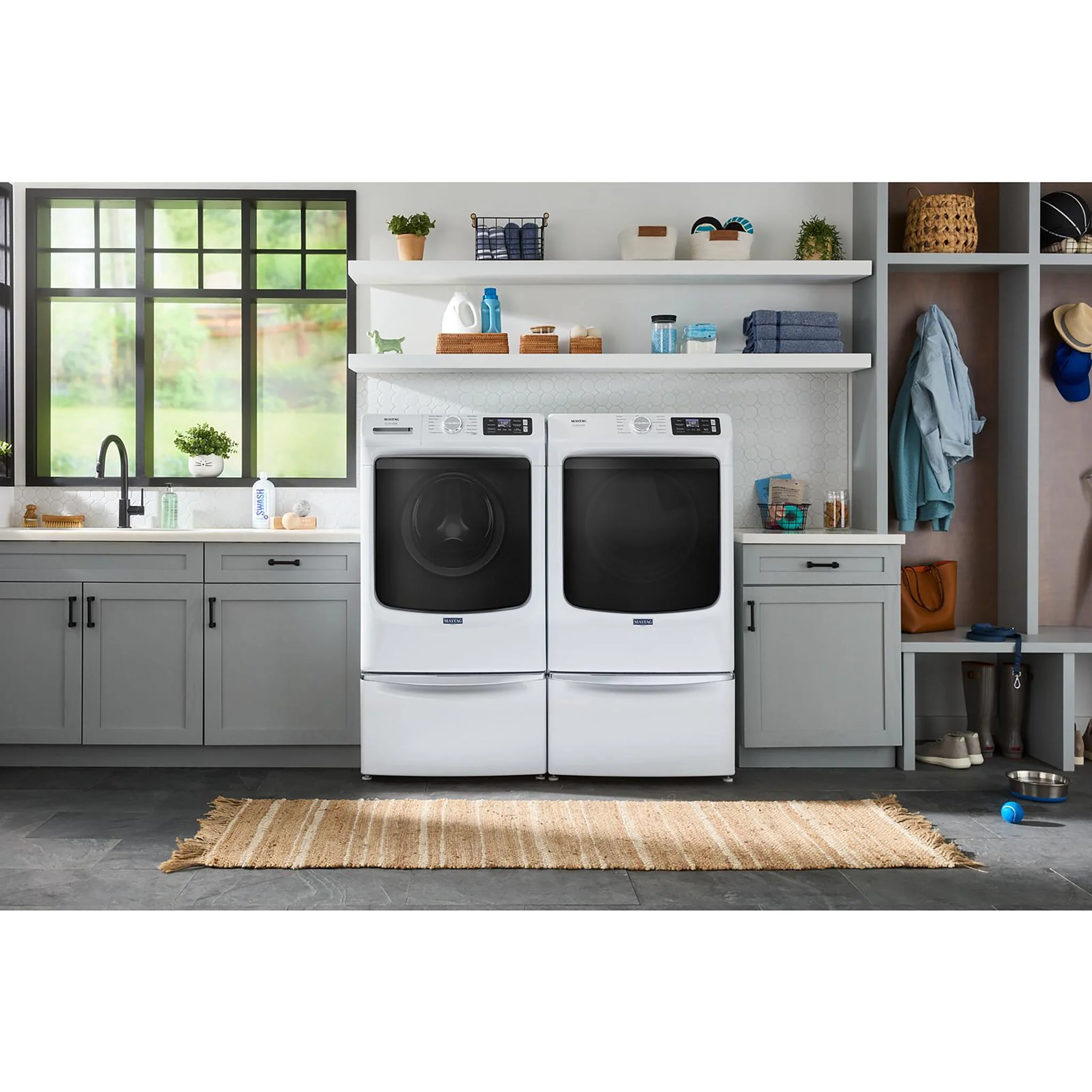 Maytag White Front-Load Washer with Pet Pro (5.8 Cu.Ft.) - MFW7020RW - Image 4