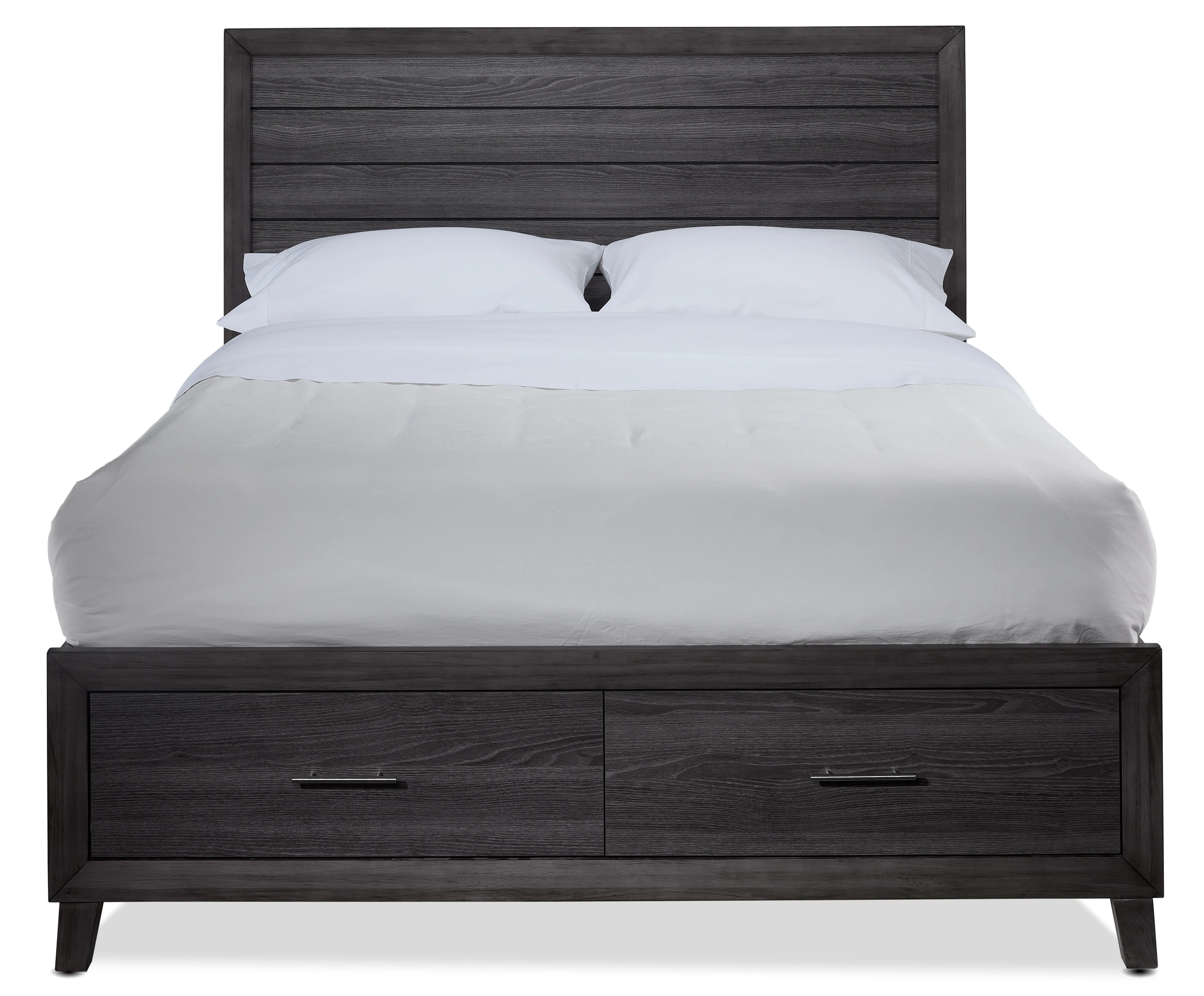 Miller 5-Piece Queen Storage Bedroom Package - Grey - Image 3