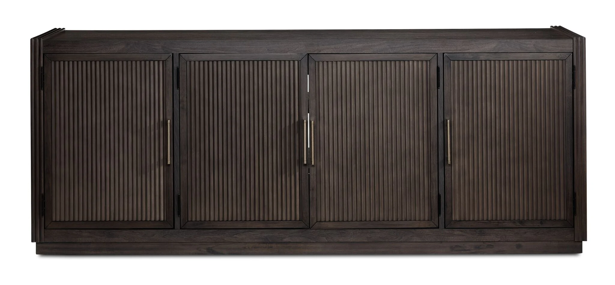 Modern Edge 77" TV Console - Dark Grey - Image 2