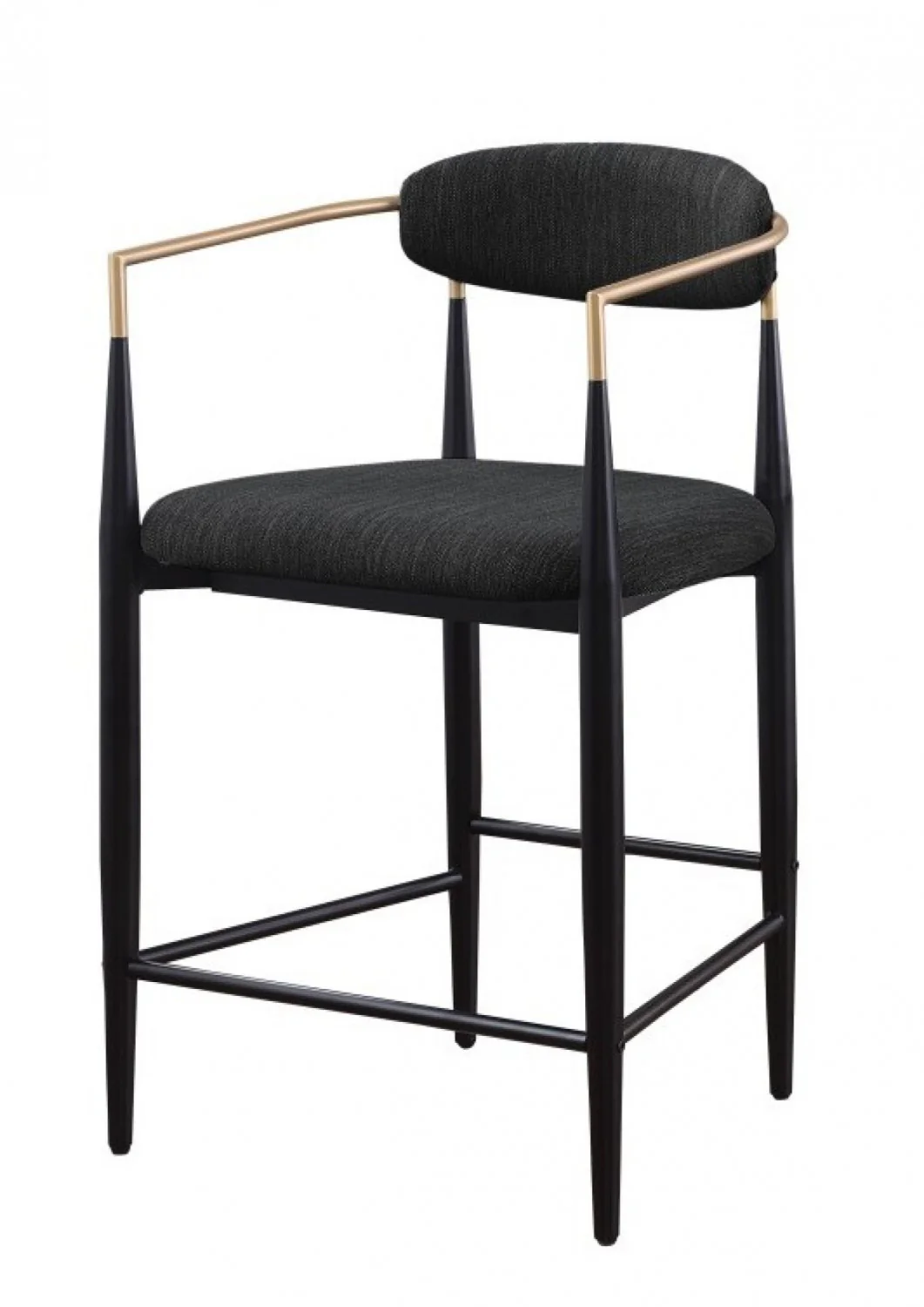 Mykos Bar Stool - Black - Set of Two