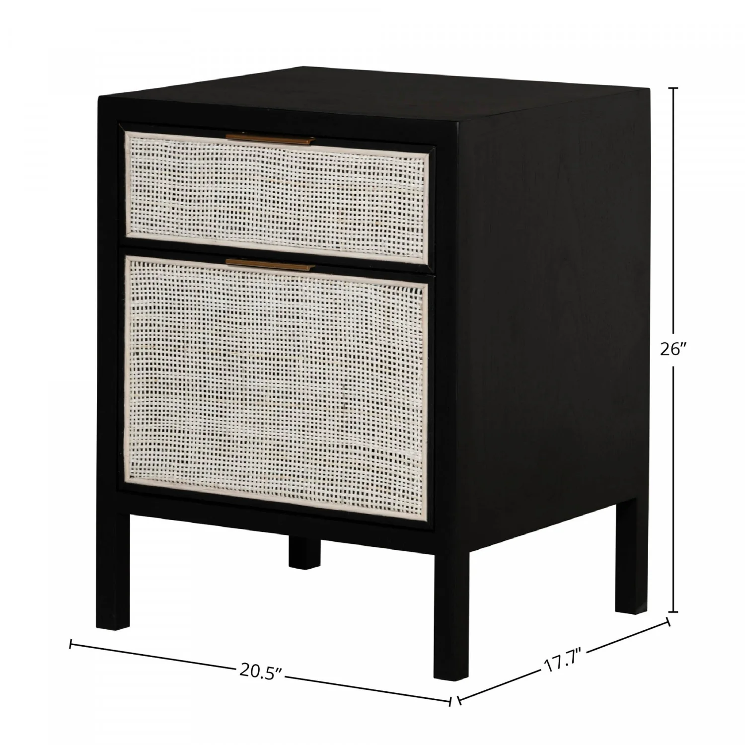 Nurelle Filing Cabinet - Ebony - Image 2