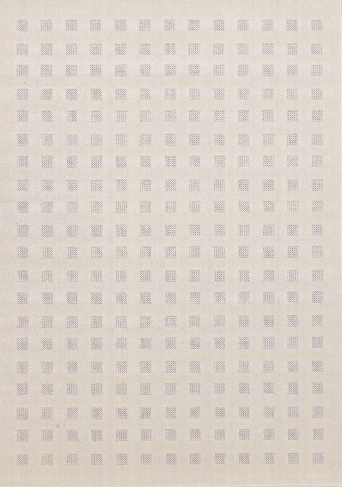 Pearl Grid 5'3" x 7'7" Grid Design Area Rug - White