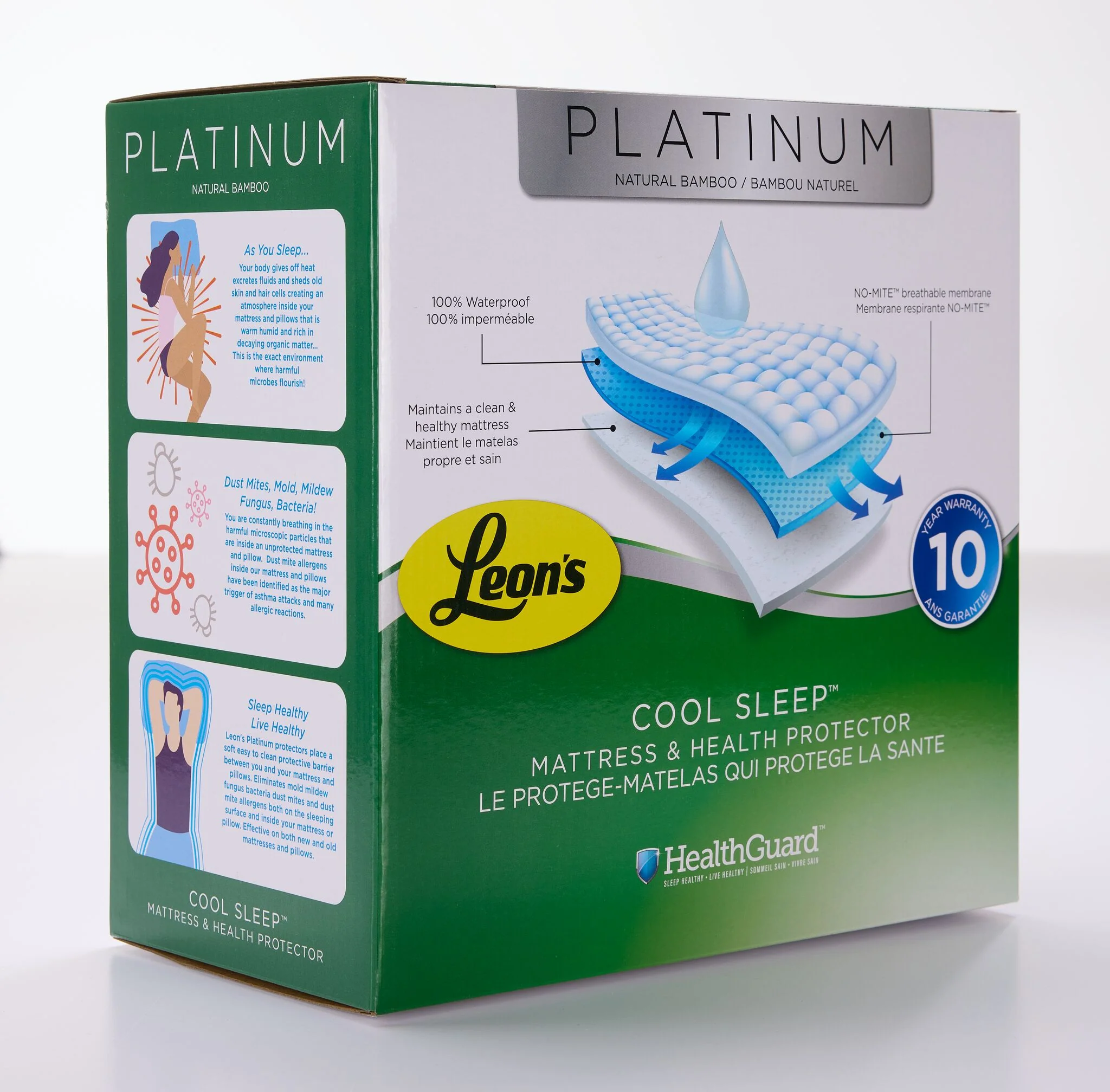 Platinum Full Mattress Health Guard - Bamboo - Image 4