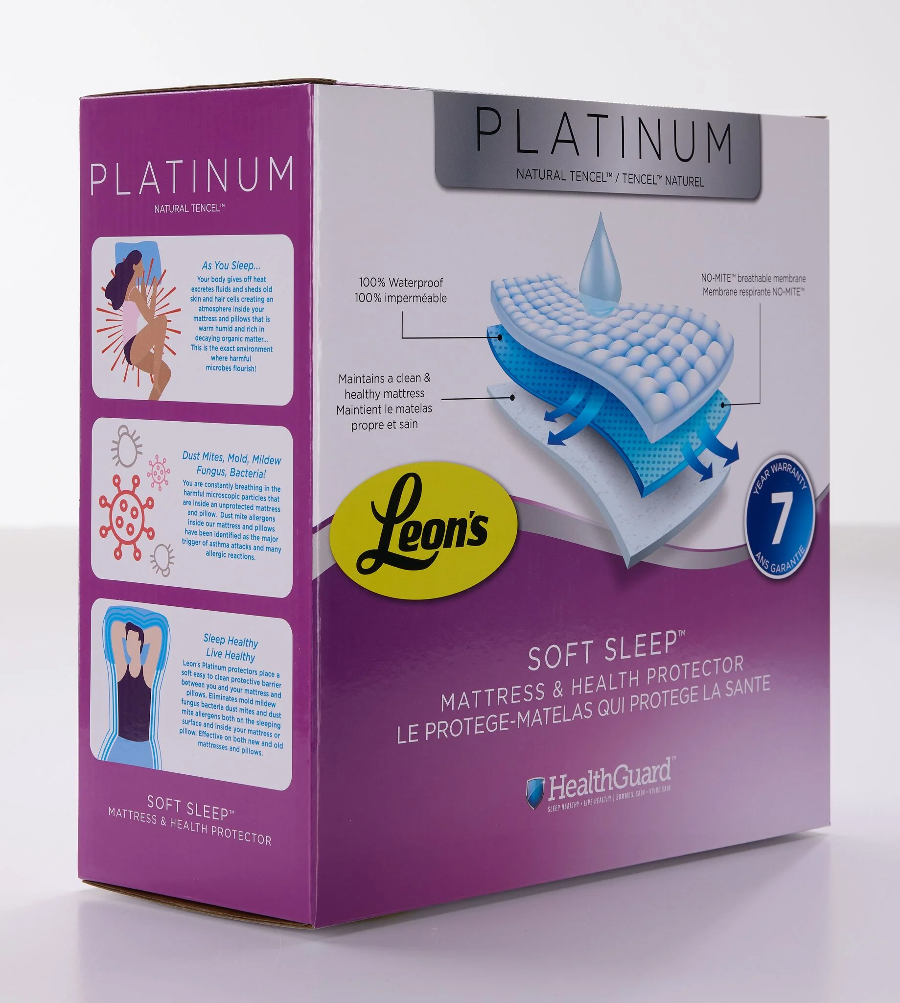 Platinum Queen Health Guard - Tencel - Image 4