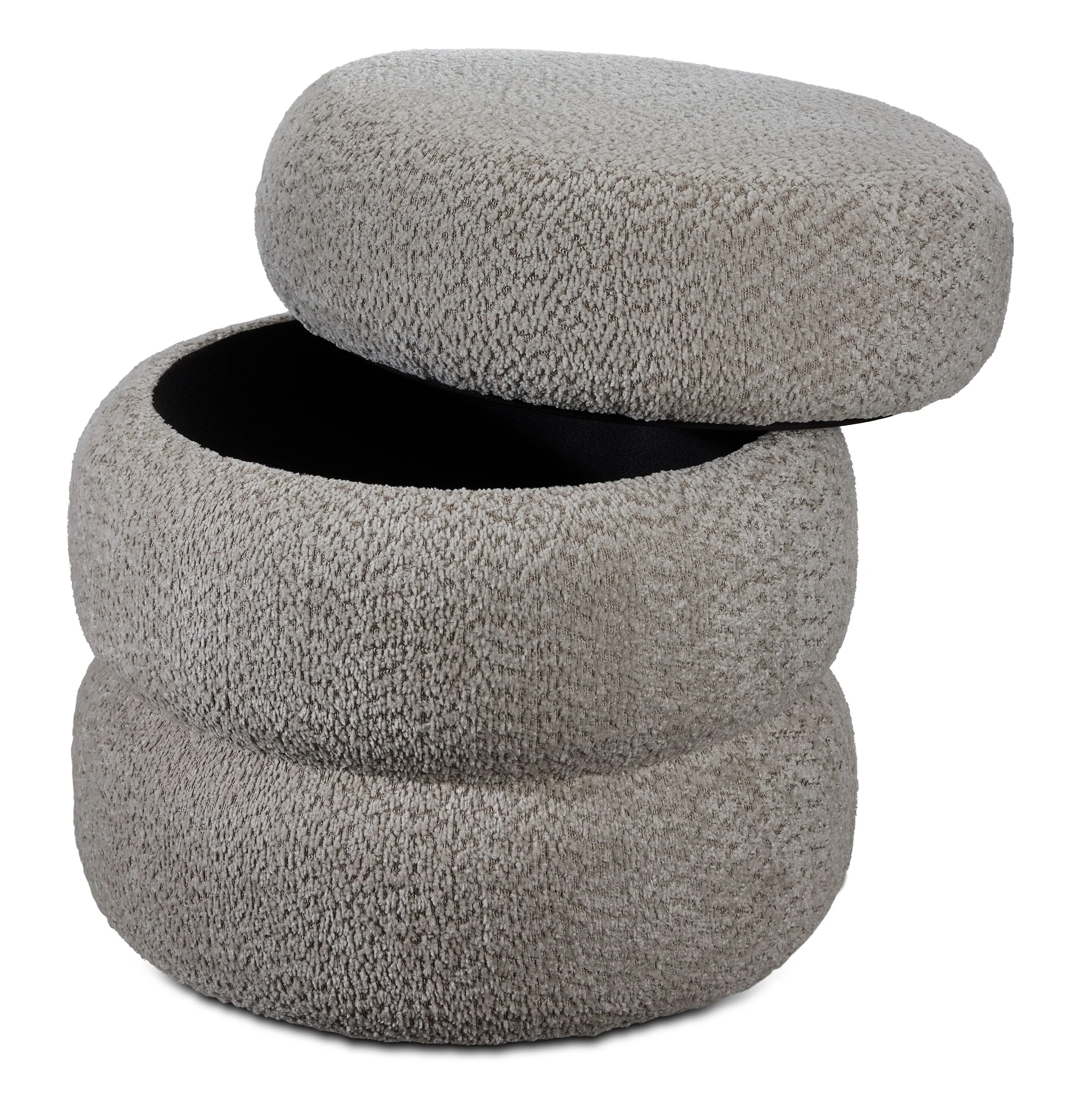Praline Storage Ottoman - Grey - Image 2