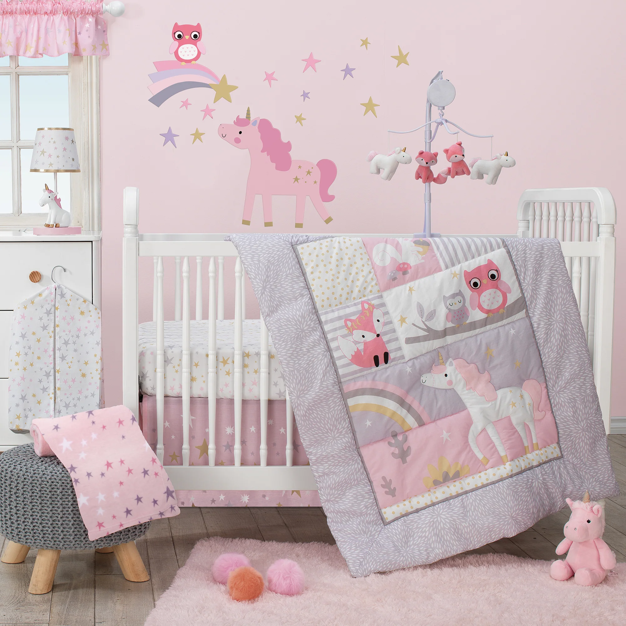 Rainbow Unicorn 3-Piece Bedding Set - Image 7