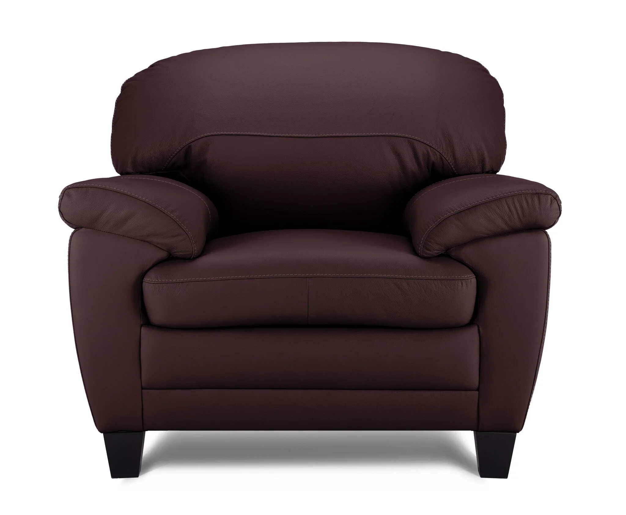 Raphael Leather Chair - Mocha