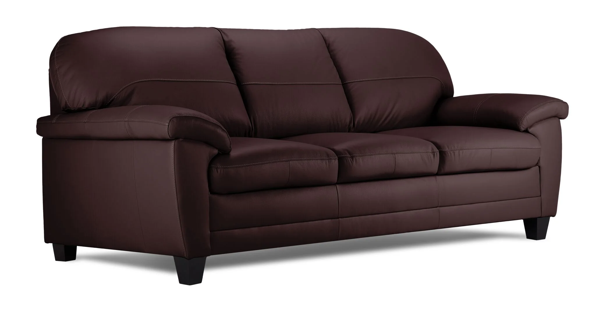 Raphael Leather Sofa - Mocha - Image 2