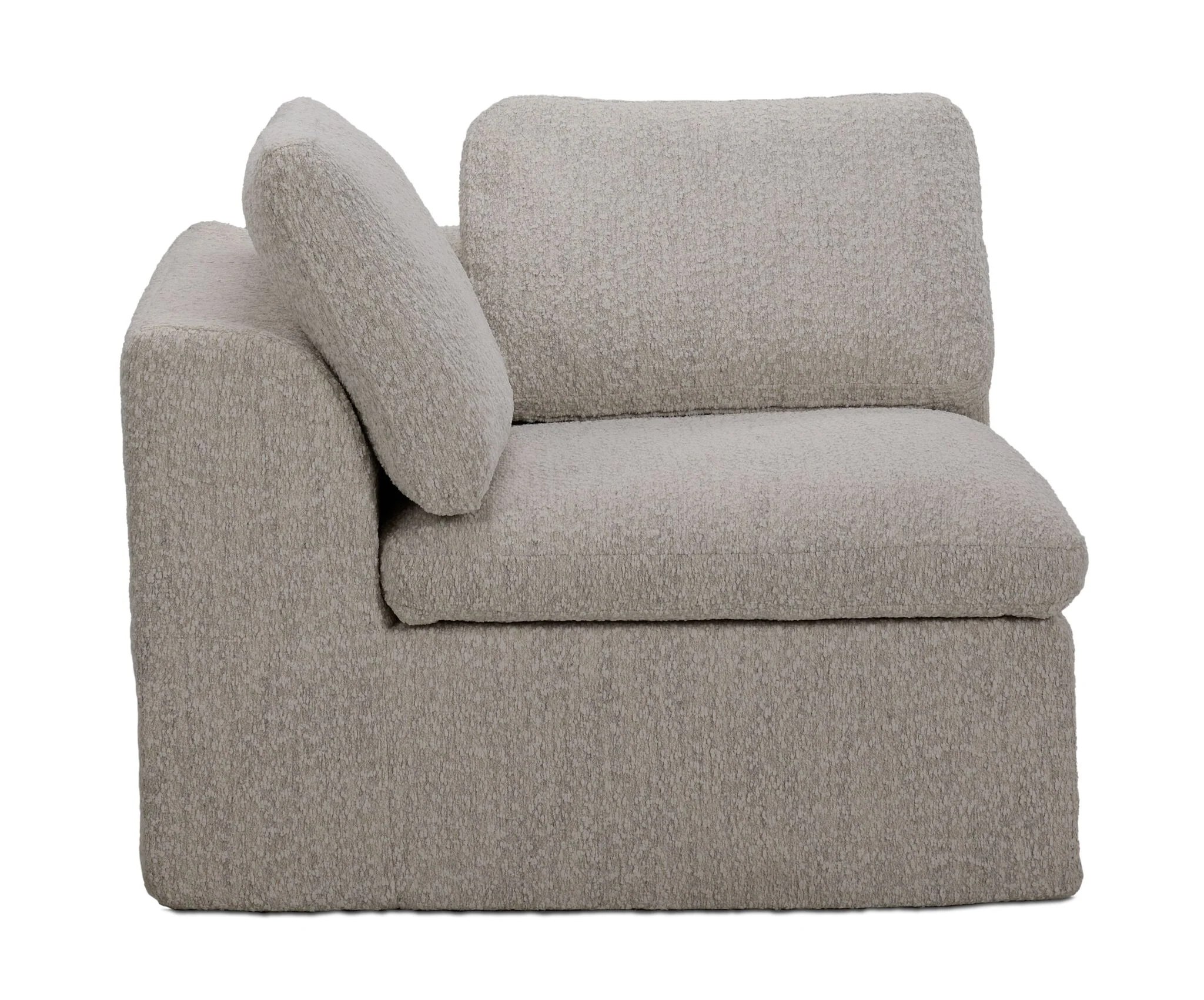 S-more Modular Compressed Loveseat - Beige - Image 2