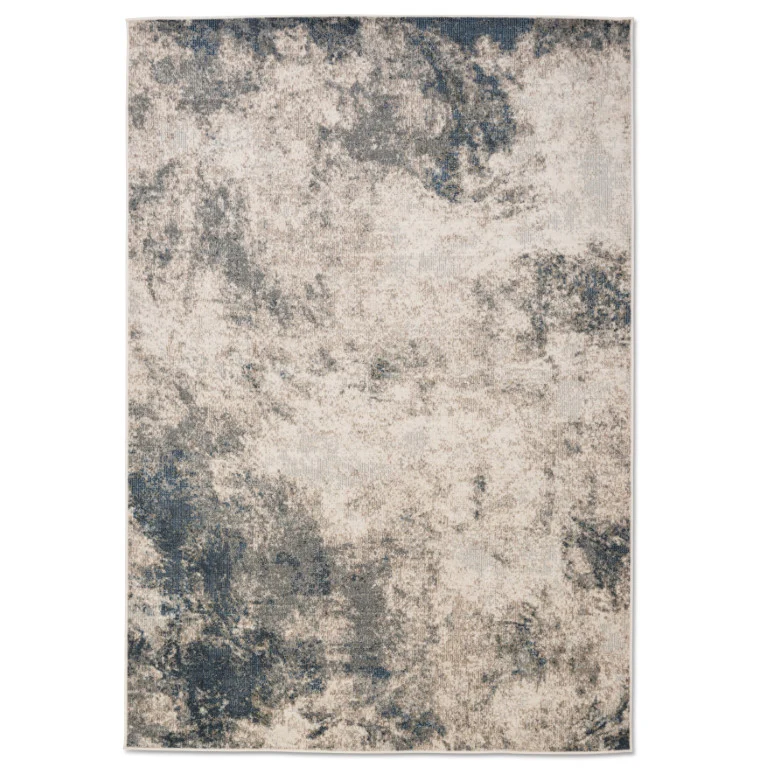 Salsa Contemporary Outdoor Rug - 8' x 10' - Grey/Blue