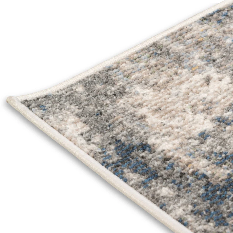 Salsa Contemporary Outdoor Rug - 8' x 10' - Grey/Blue - Image 4